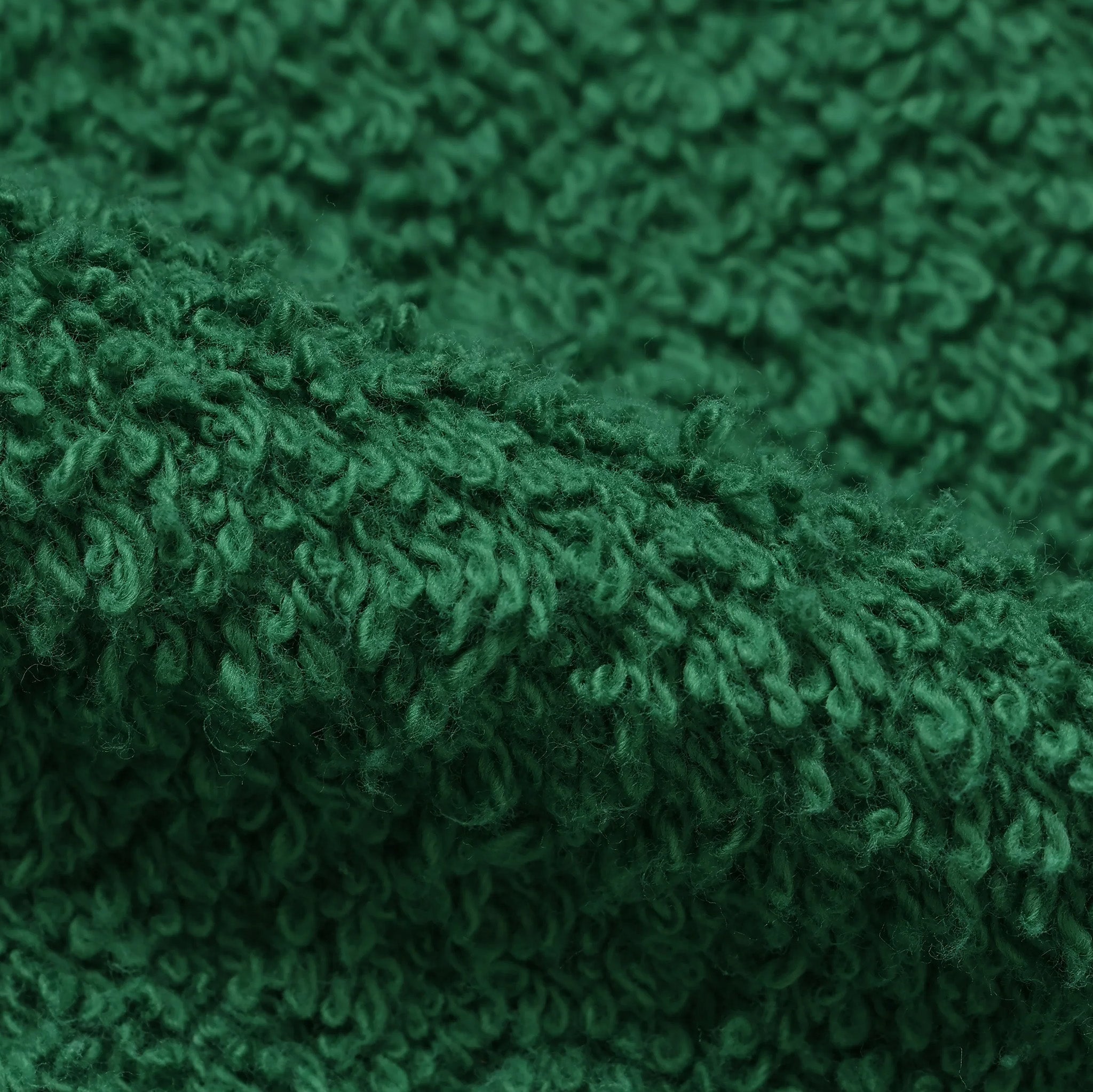 Zip Hoodie - Super Looper French Terry - Varsity Green