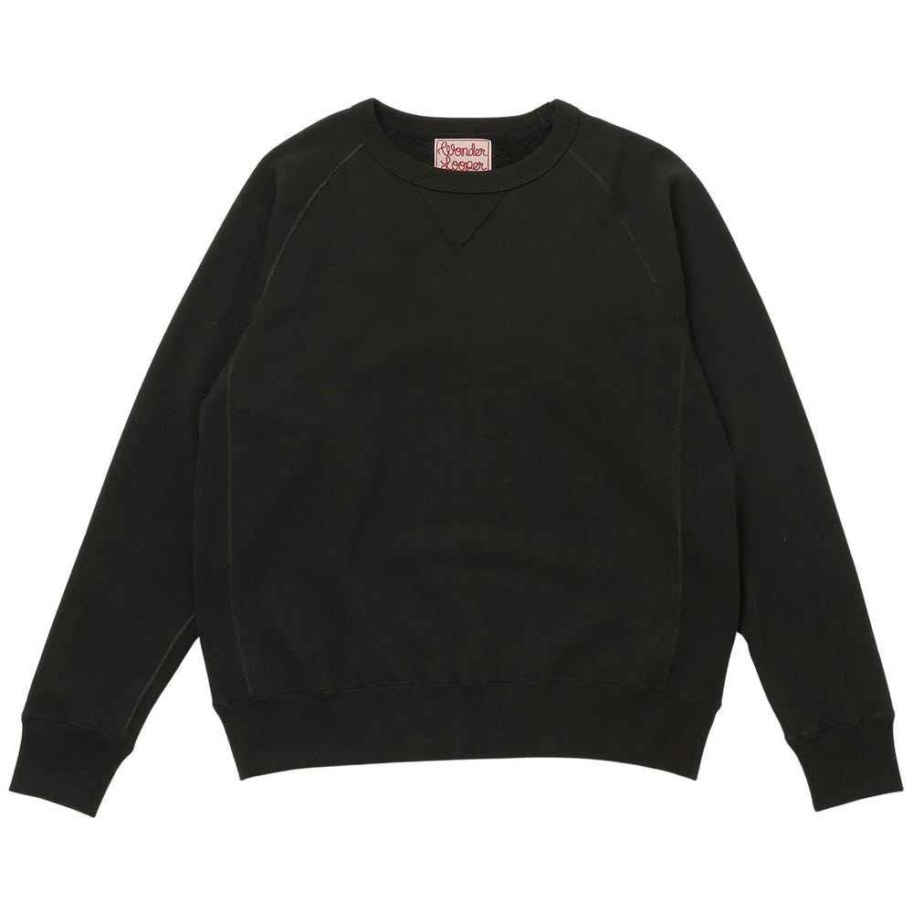 Pullover Crewneck - Super Looper French Terry - Sumi by Wonder Looper