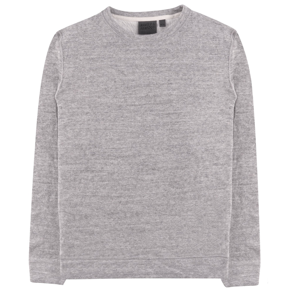 Slim Crew - Vintage Doubleface - Grey by Naked & Famous Denim
