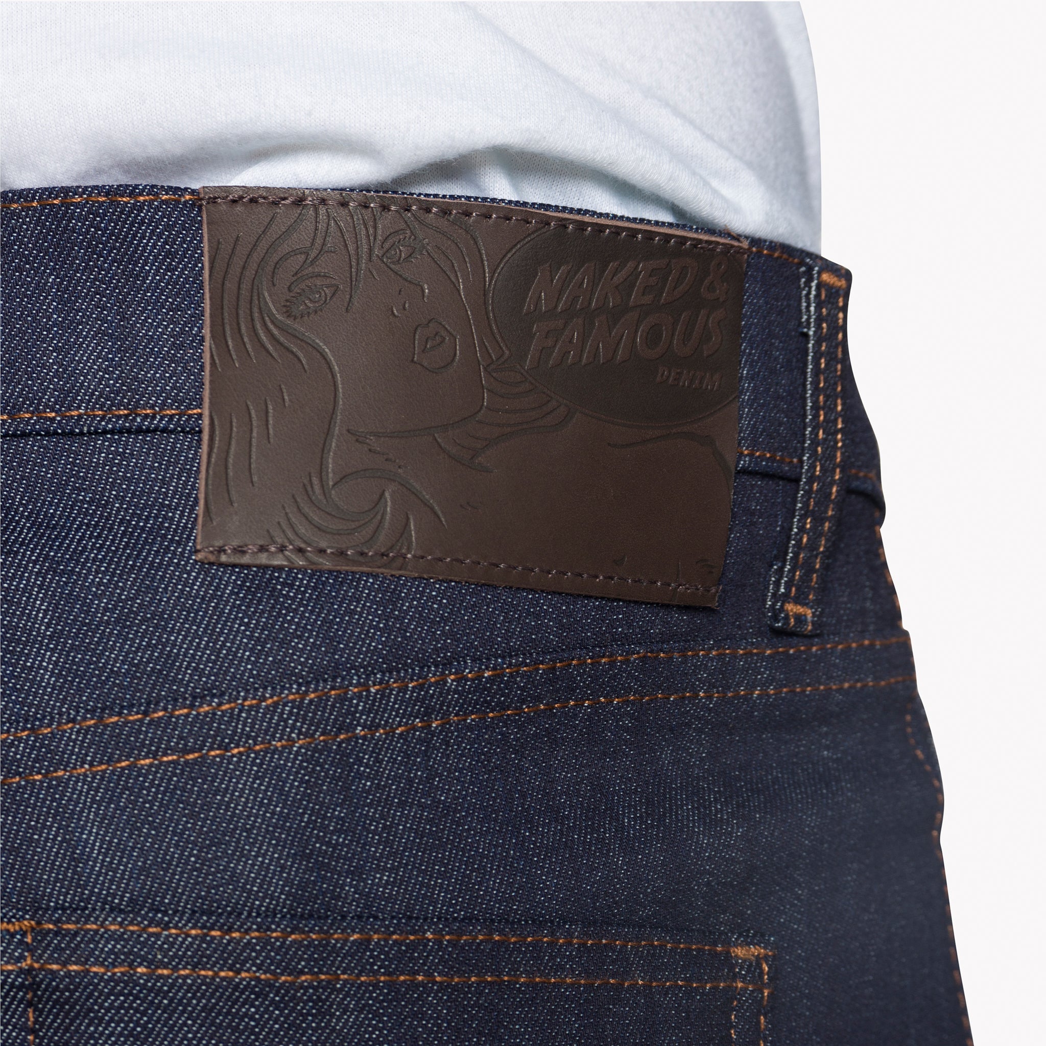 Stacked Guy - Indigo Power Stretch by Naked & Famous Denim