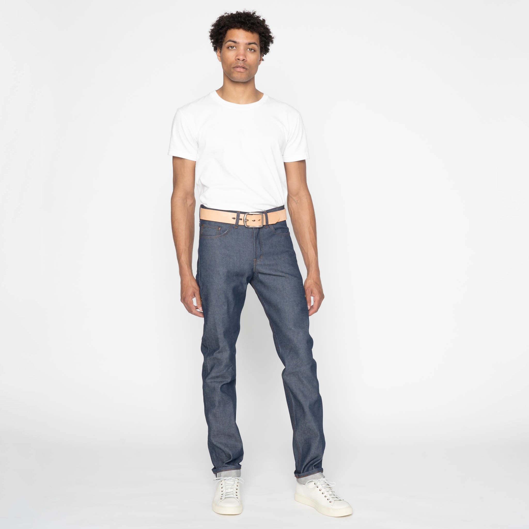 ミュージシャン GOD ONLY KNOWS DENIM SHIRT FADED INDIGO Weird Guy - Natural Indigo Selvedge | Naked & Famous Denim