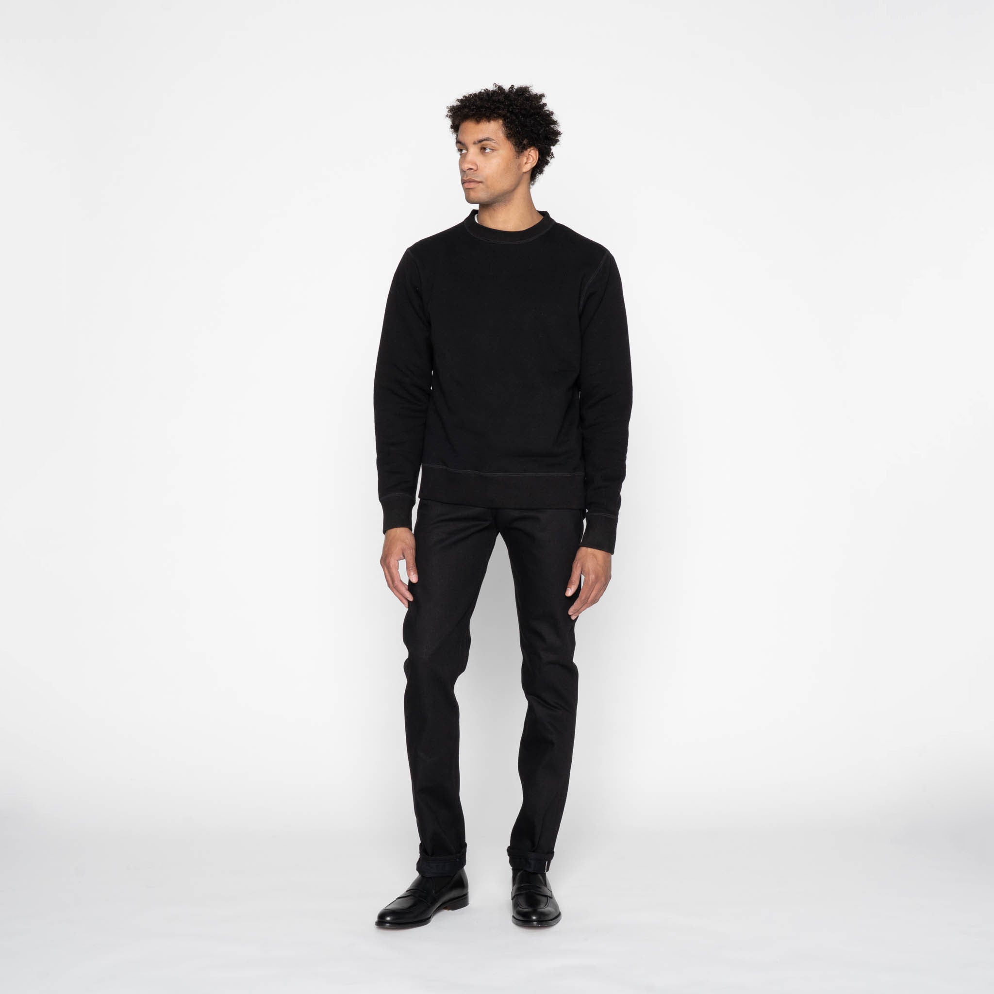 Weird Guy  -  Solid Black Selvedge