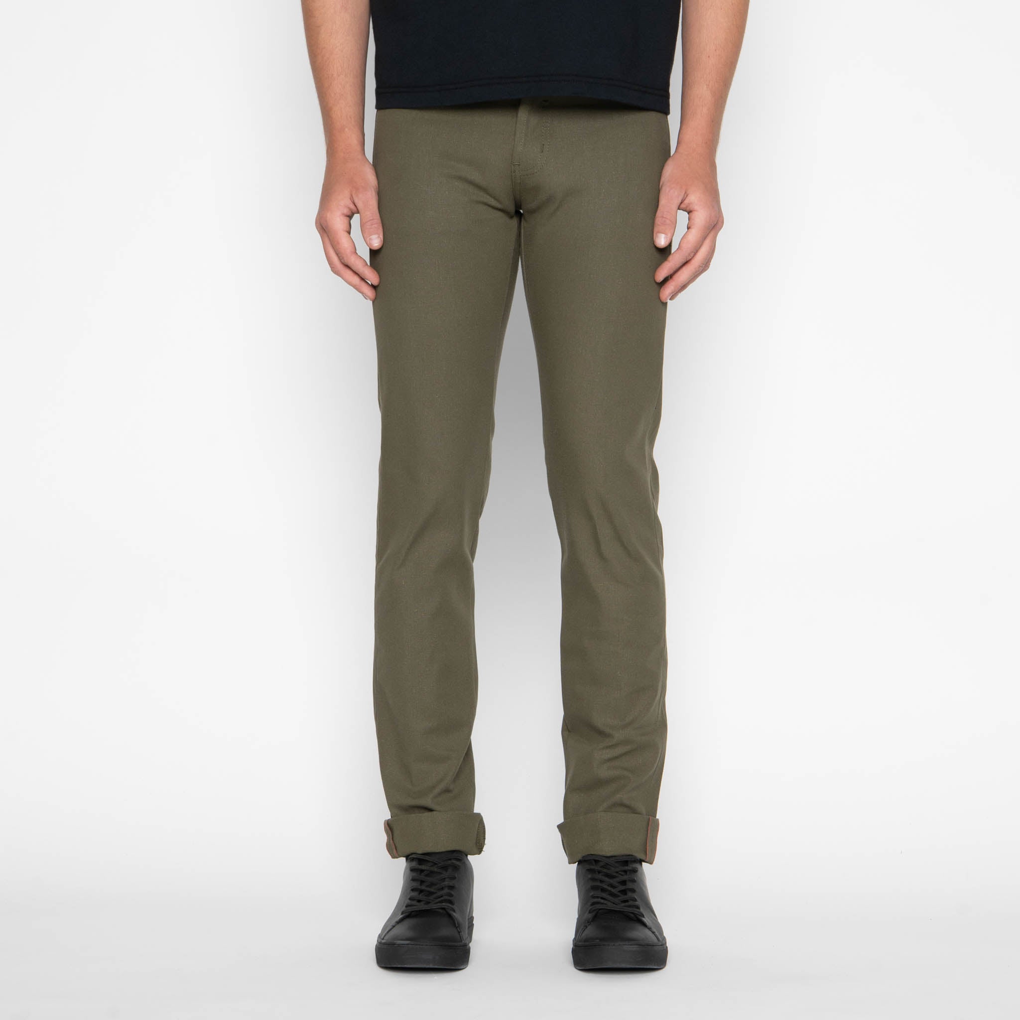 Super Guy - Army Green Duck Selvedge