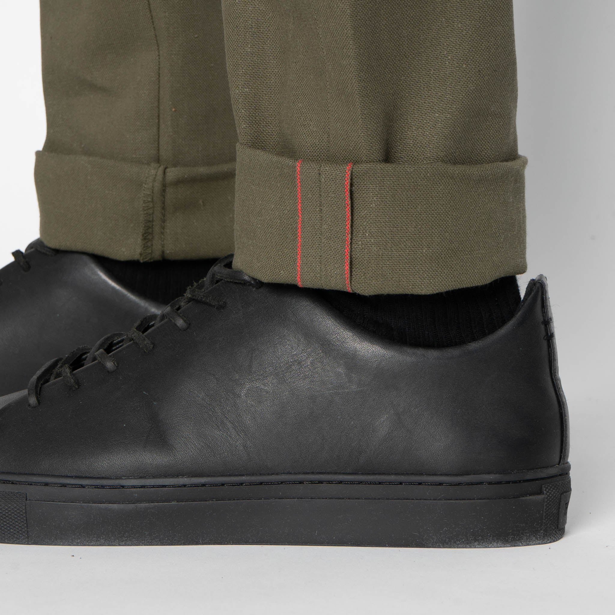 Super Guy - Army Green Duck Selvedge