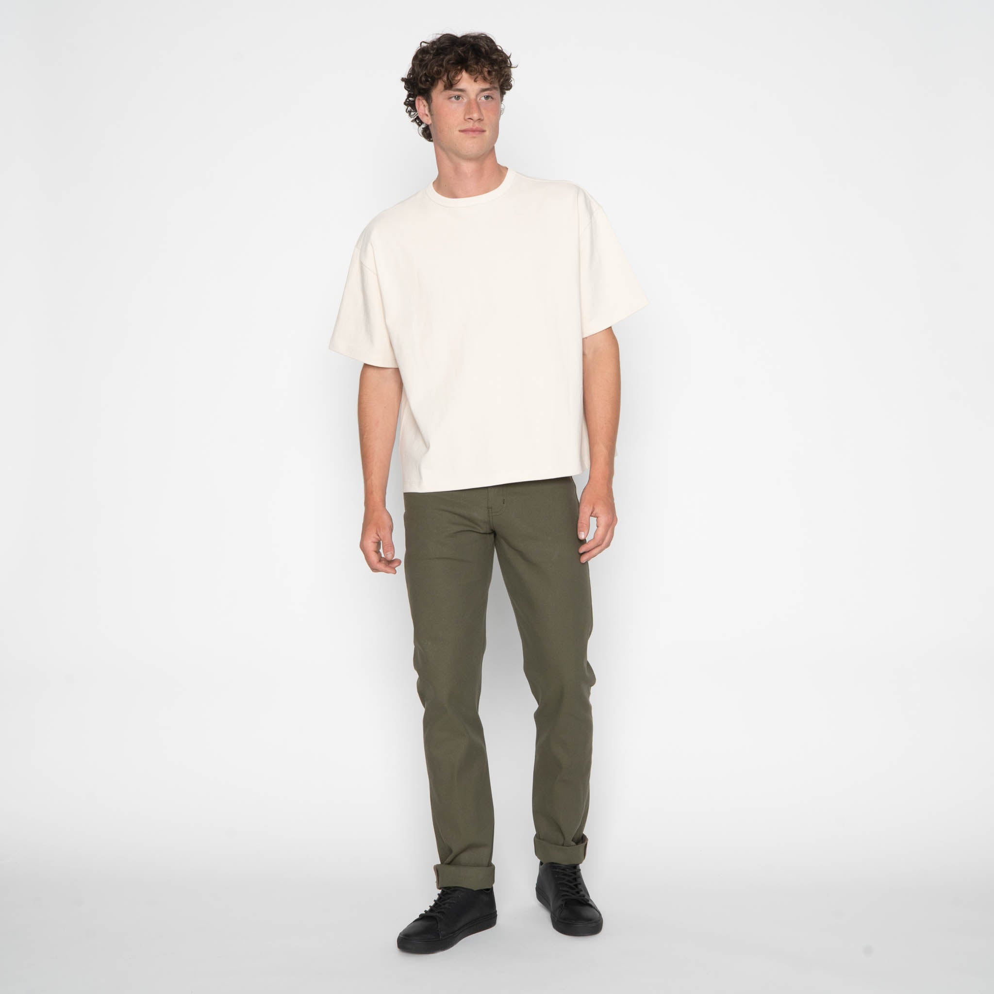 Weird Guy - Army Green Duck Selvedge