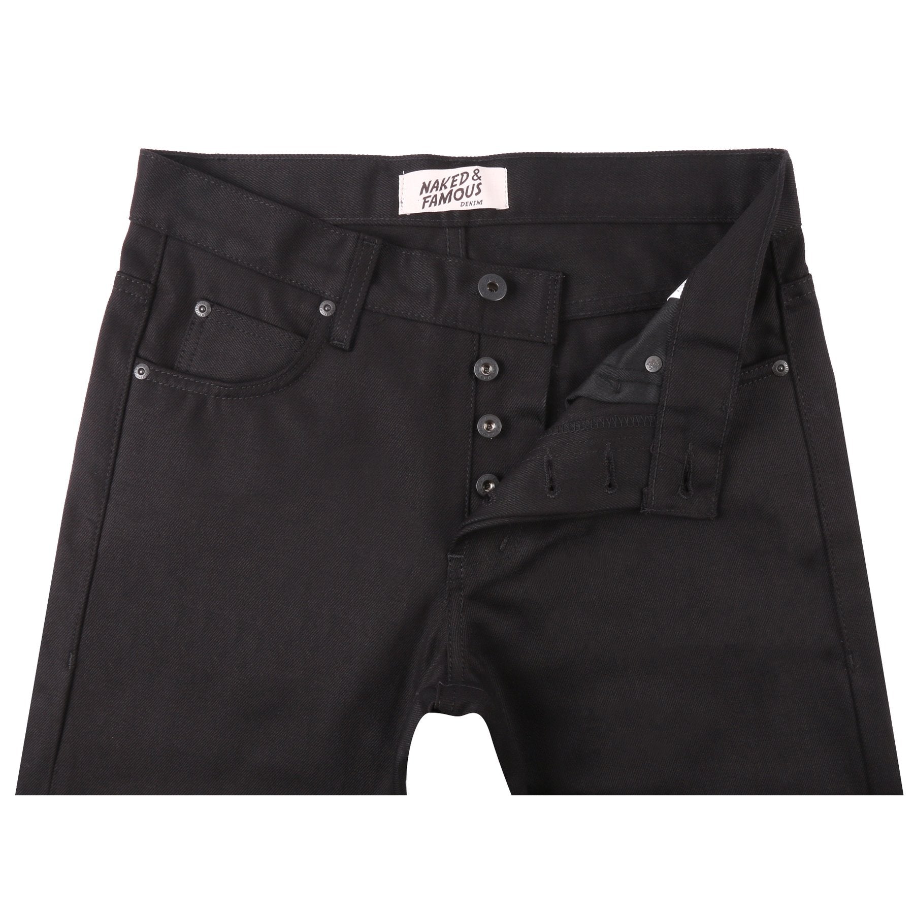 Super Guy - Black Selvedge Chino by Naked & Famous Denim