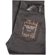 Strong Guy - Wax Coated Black Stretch by Naked & Famous Denim
