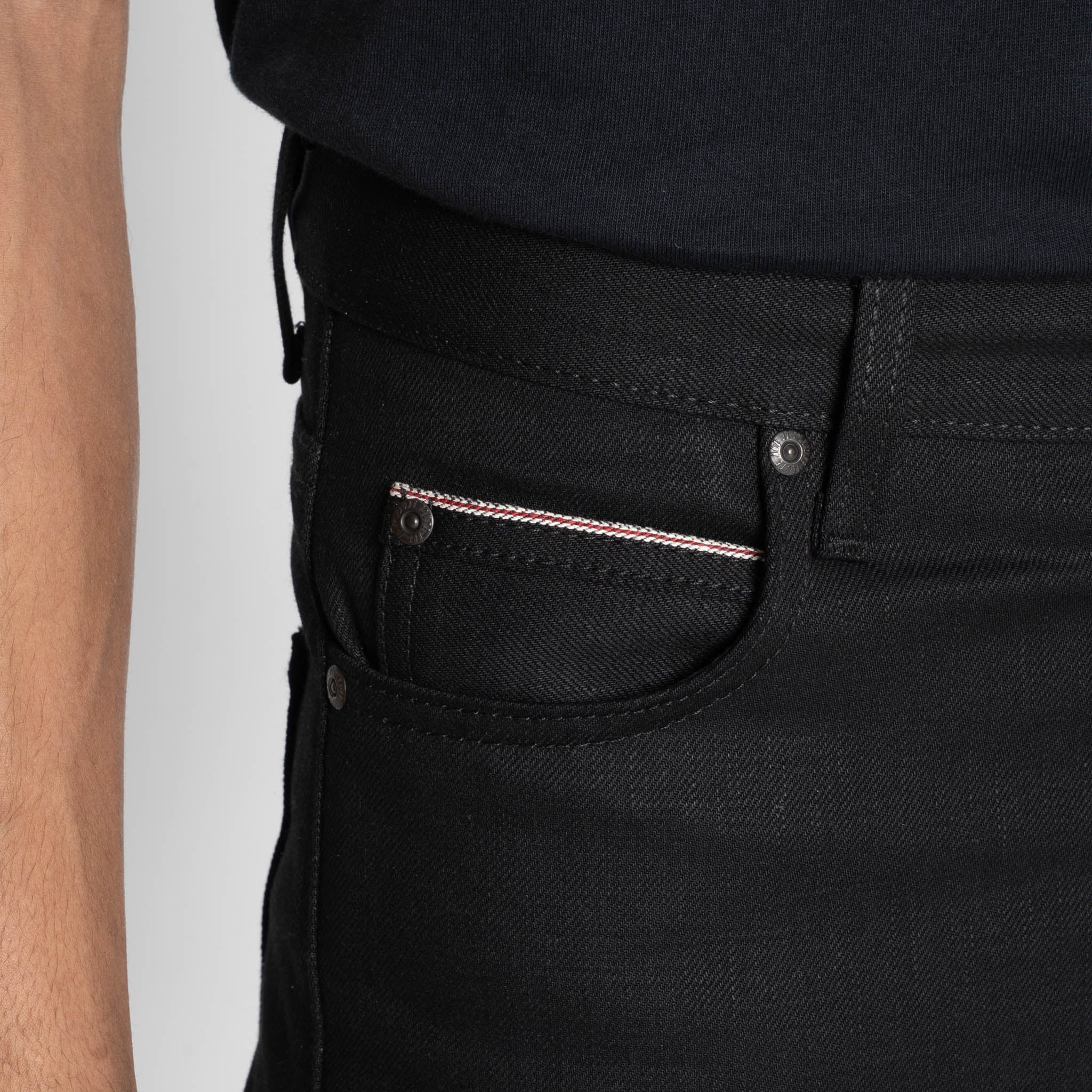 Super Guy - Solid Black Selvedge