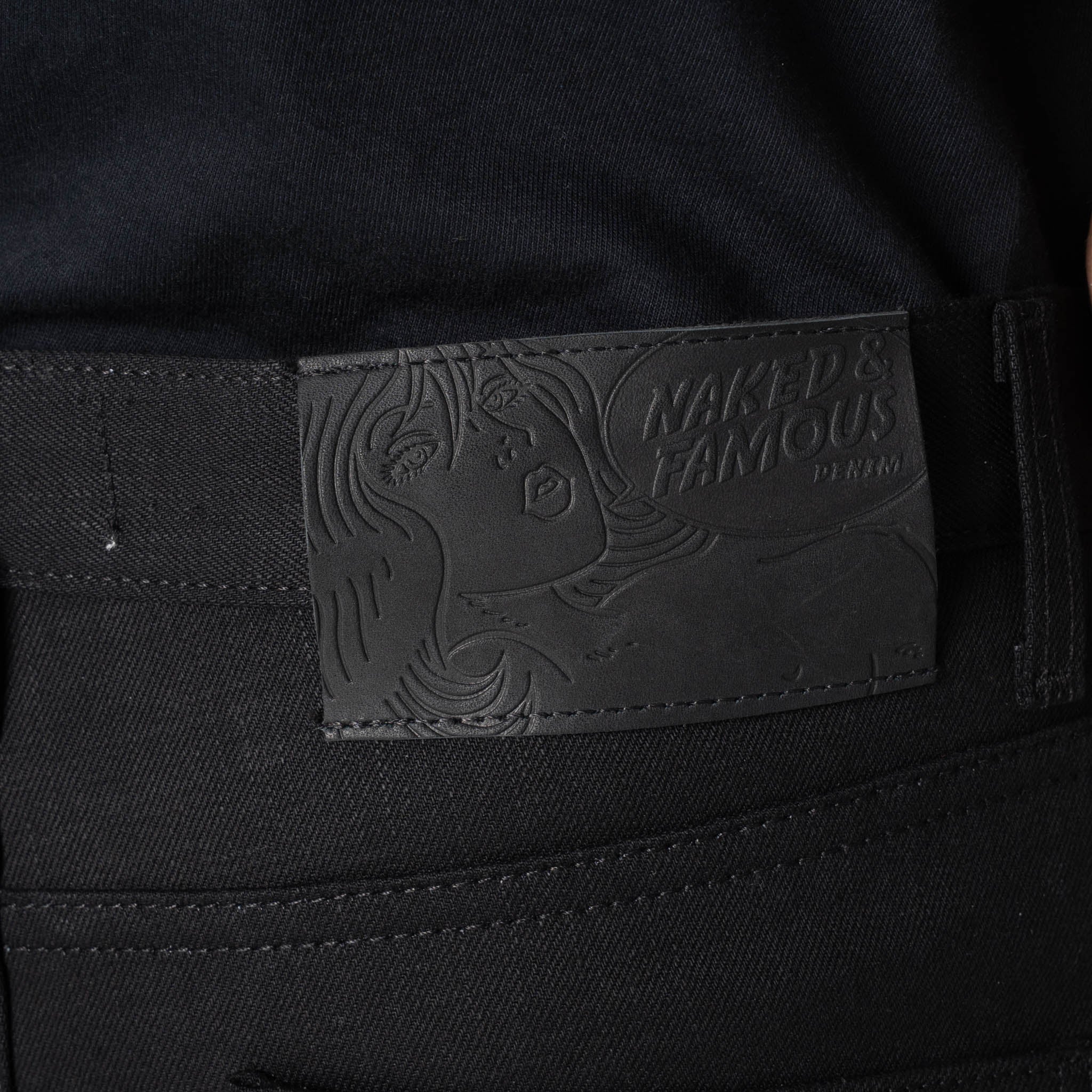 Super Guy - Solid Black Selvedge