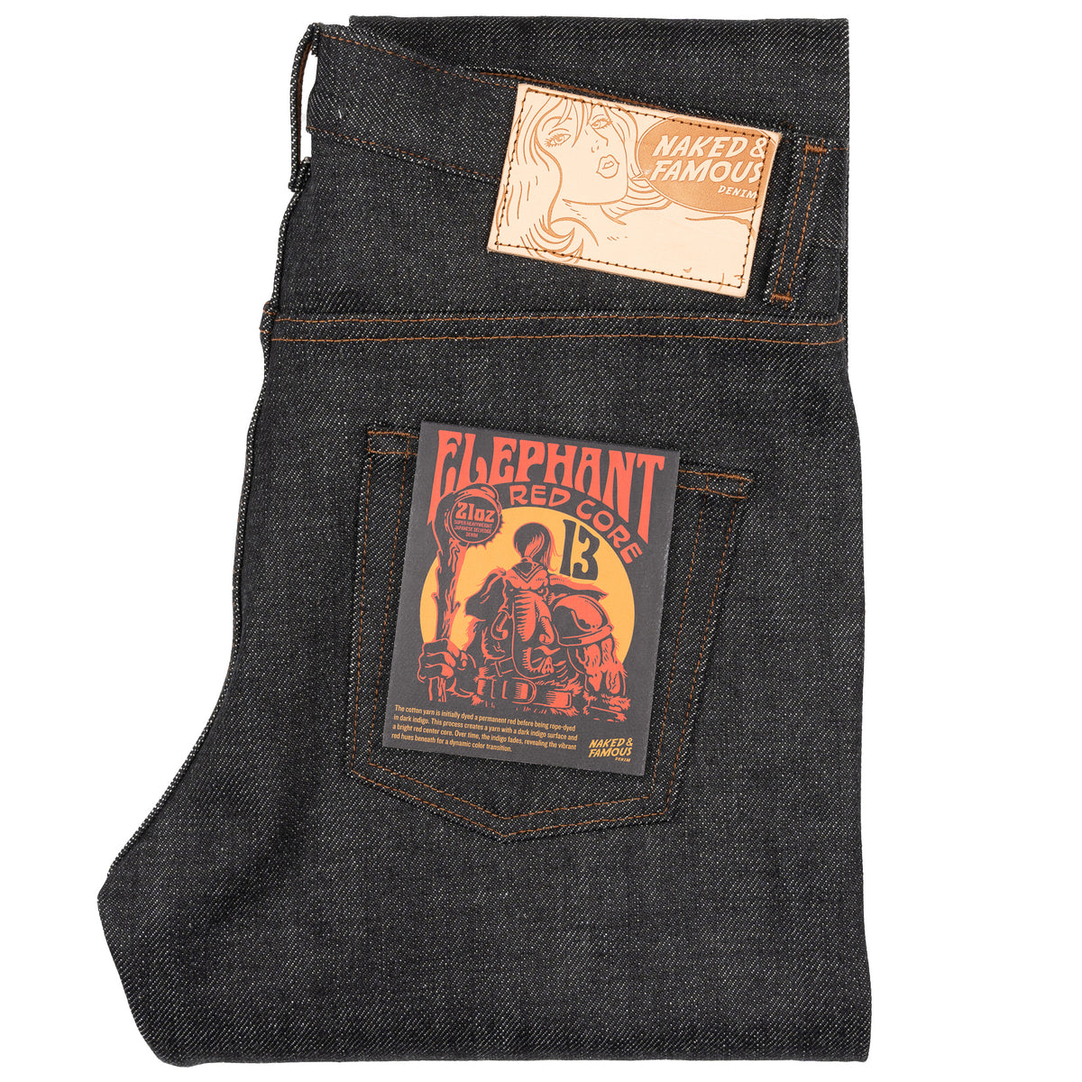 Easy Guy - Elephant 13 - Red Core by Naked & Famous Denim