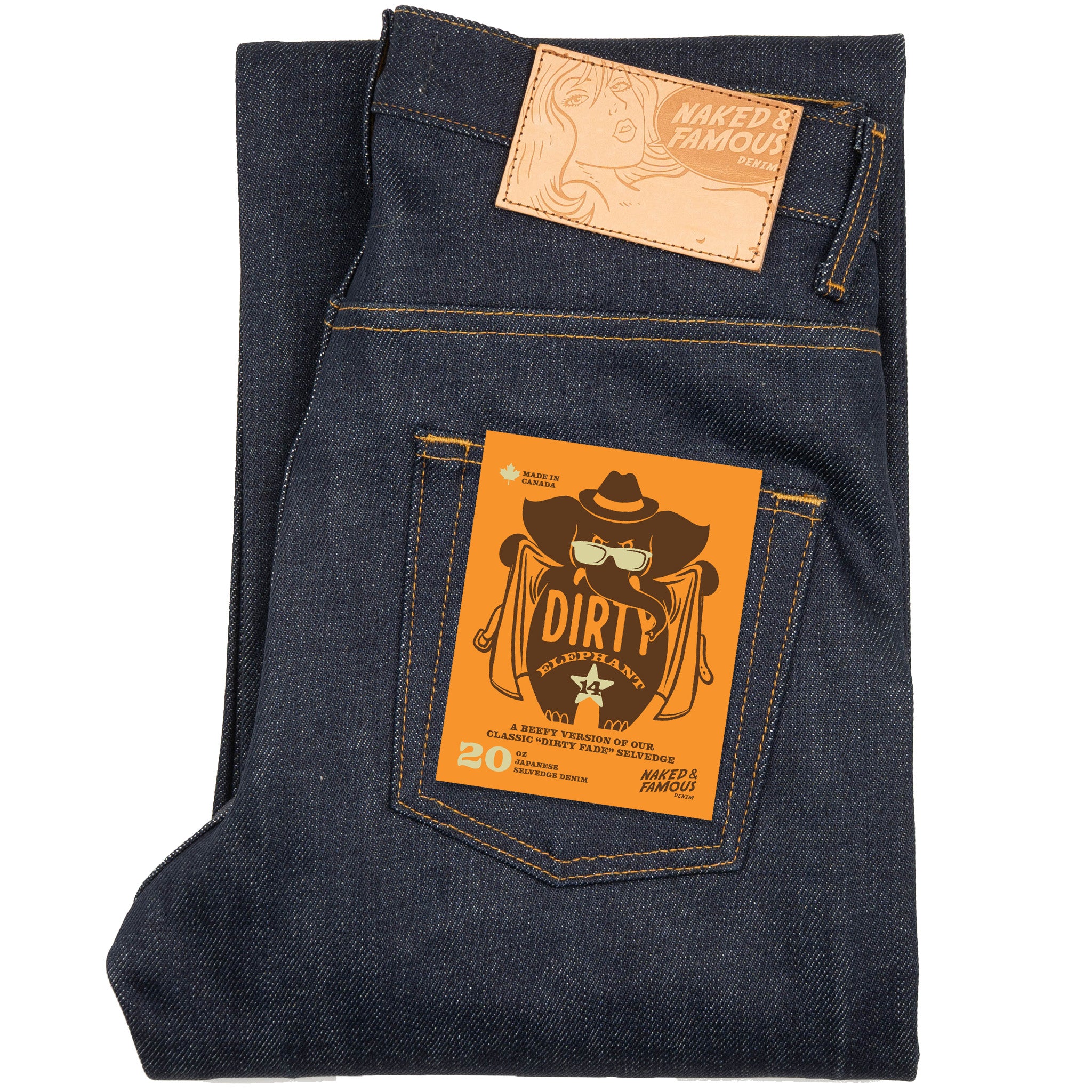 Strong Guy - Elephant 14 - Dirty Elephant Selvedge by Naked & Famous Denim