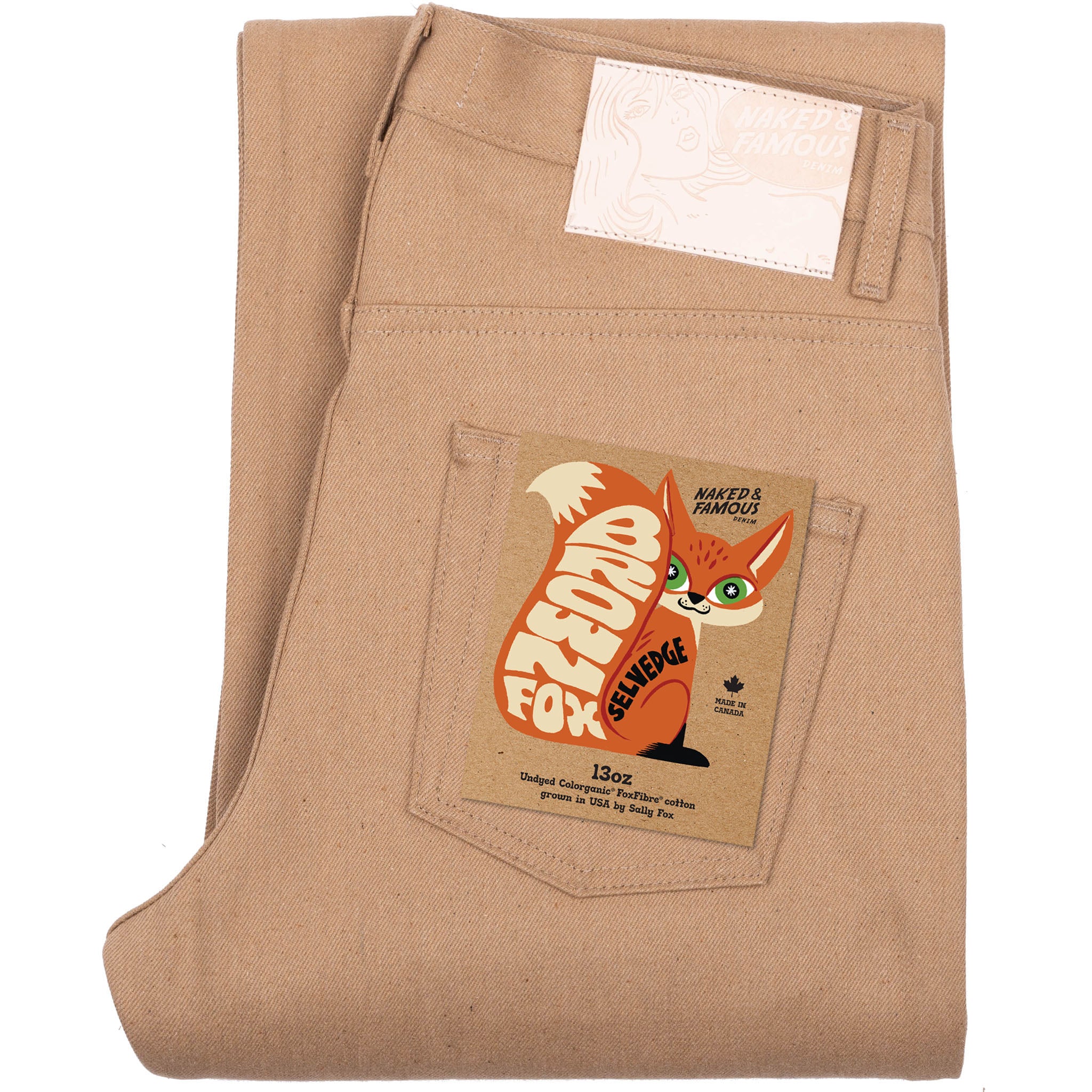 Strong Guy -  Brown Fox Selvedge - Brown