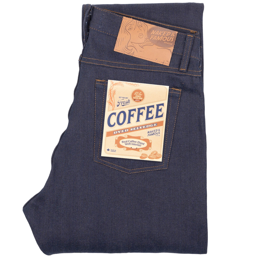 Easy Guy - Coffee Dye Selvedge - Indigo by Naked & Famous Denim