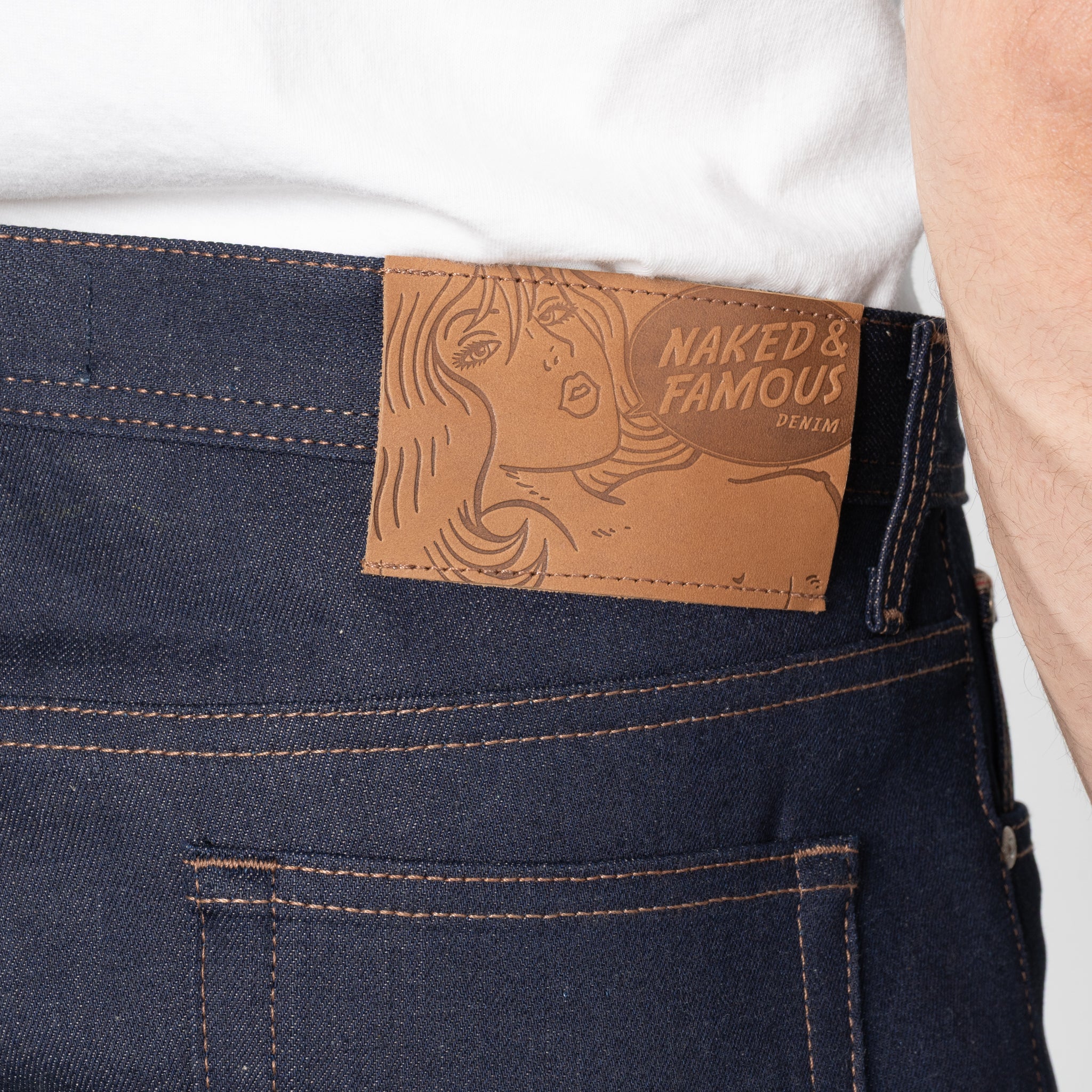 Weird Guy - Coffee Dye Selvedge - Indigo