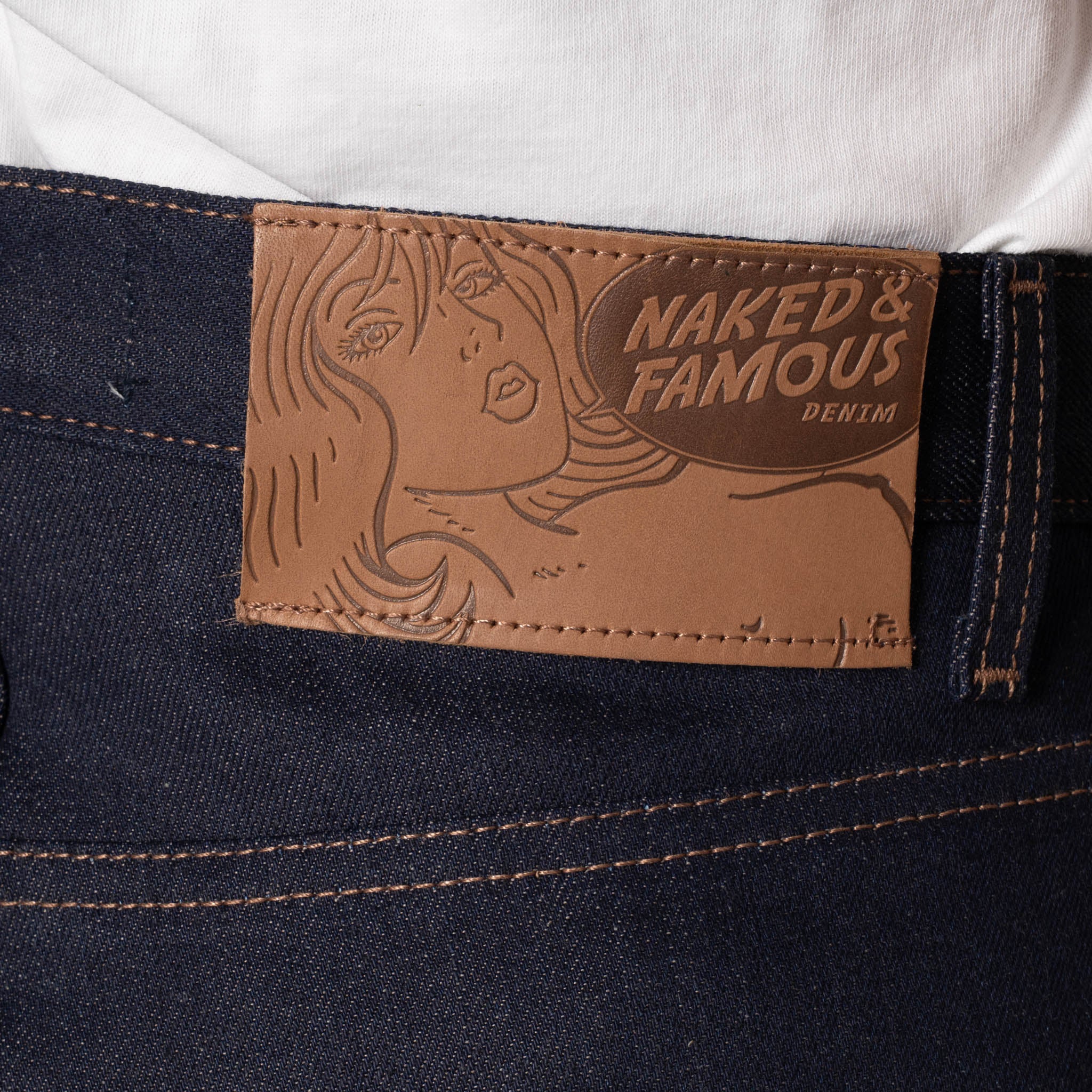 Strong Guy - Coffee Dye Selvedge - Indigo