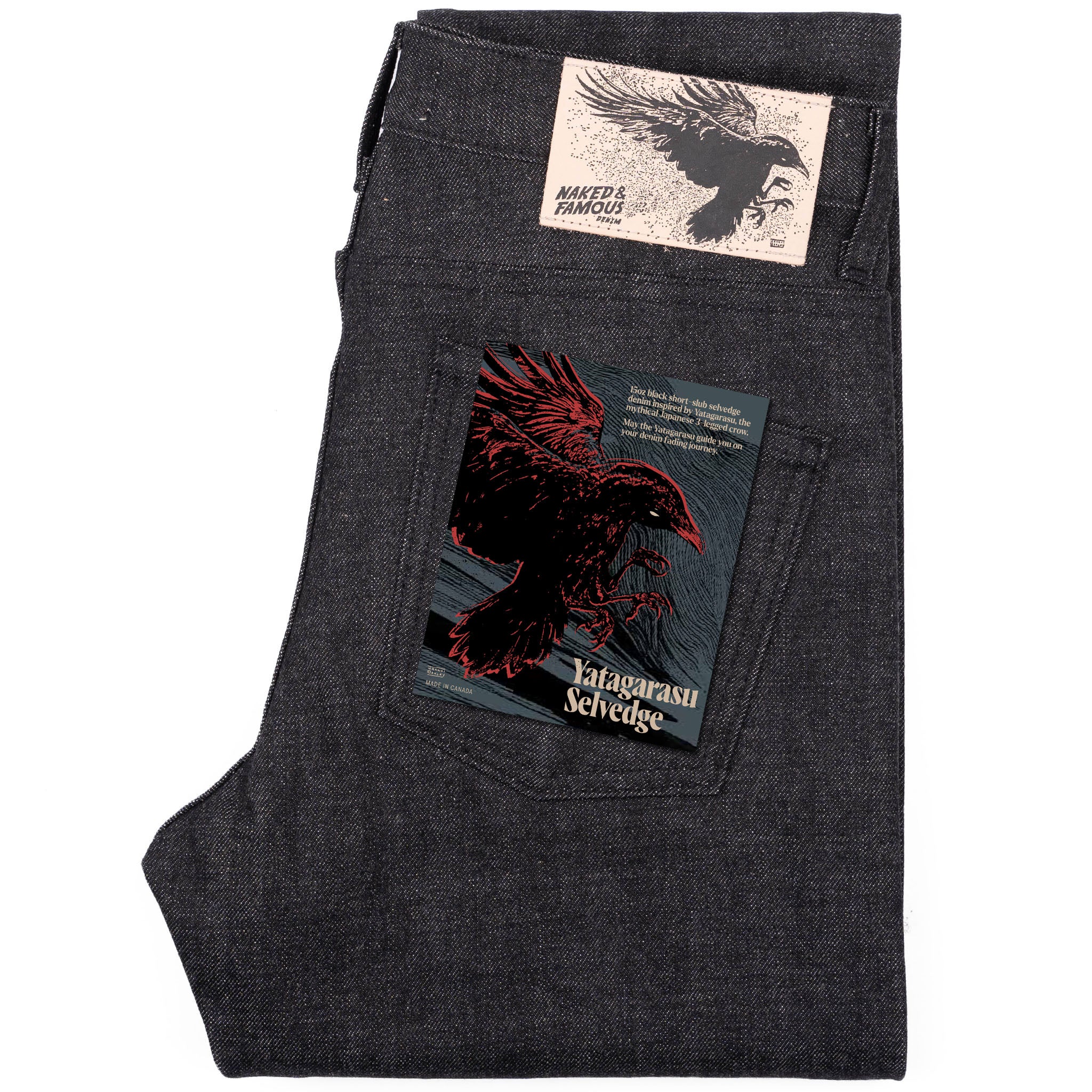 Super Guy - Yatagarasu Selvedge - Black