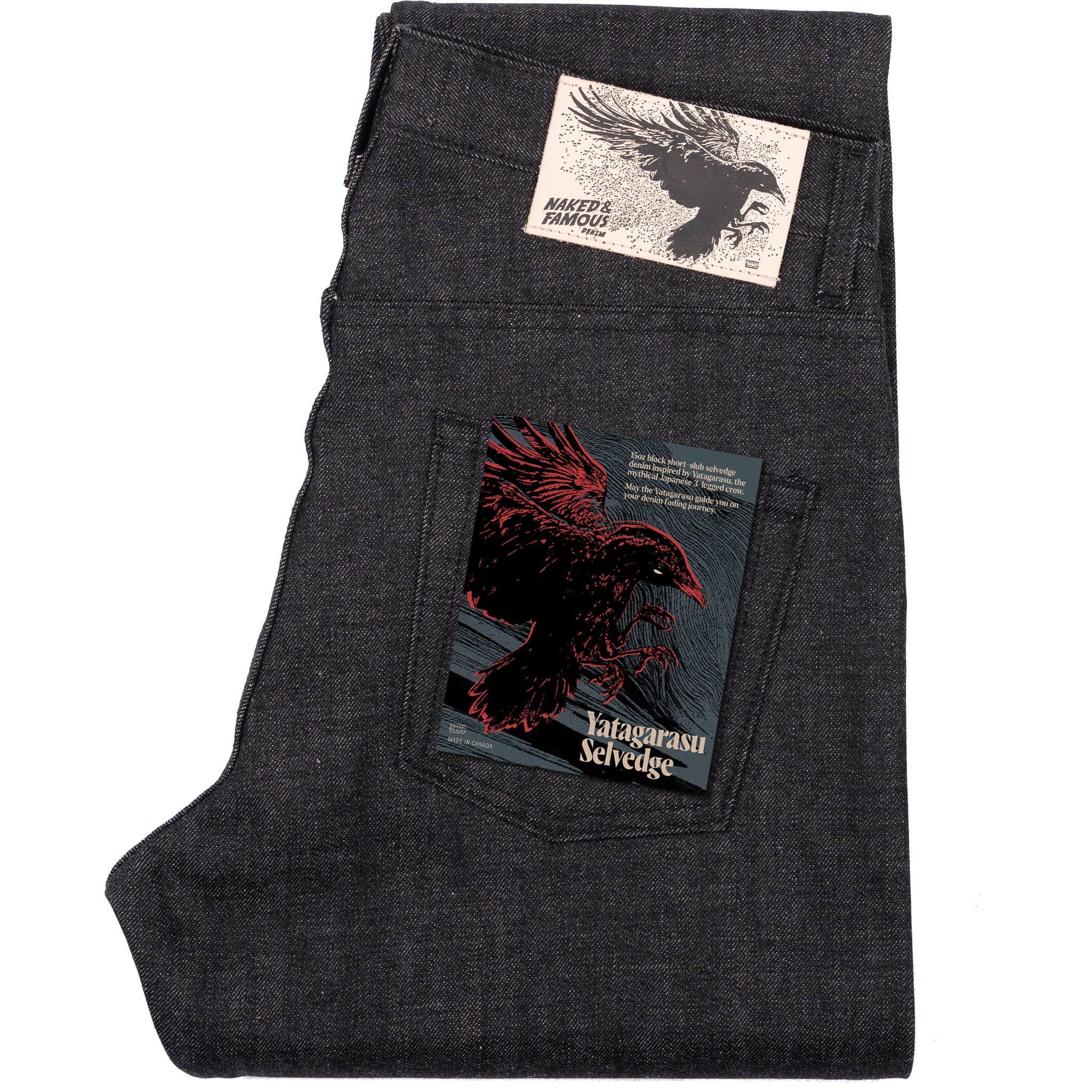 Easy Guy - Yatagarasu Selvedge - Black