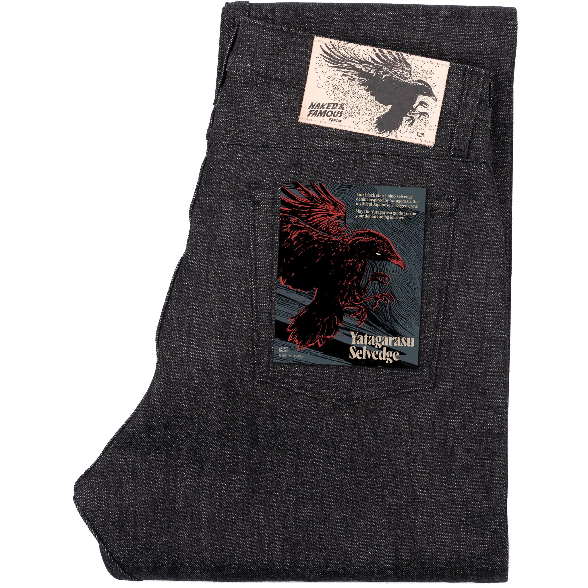 True Guy - Yatagarasu Selvedge - Black