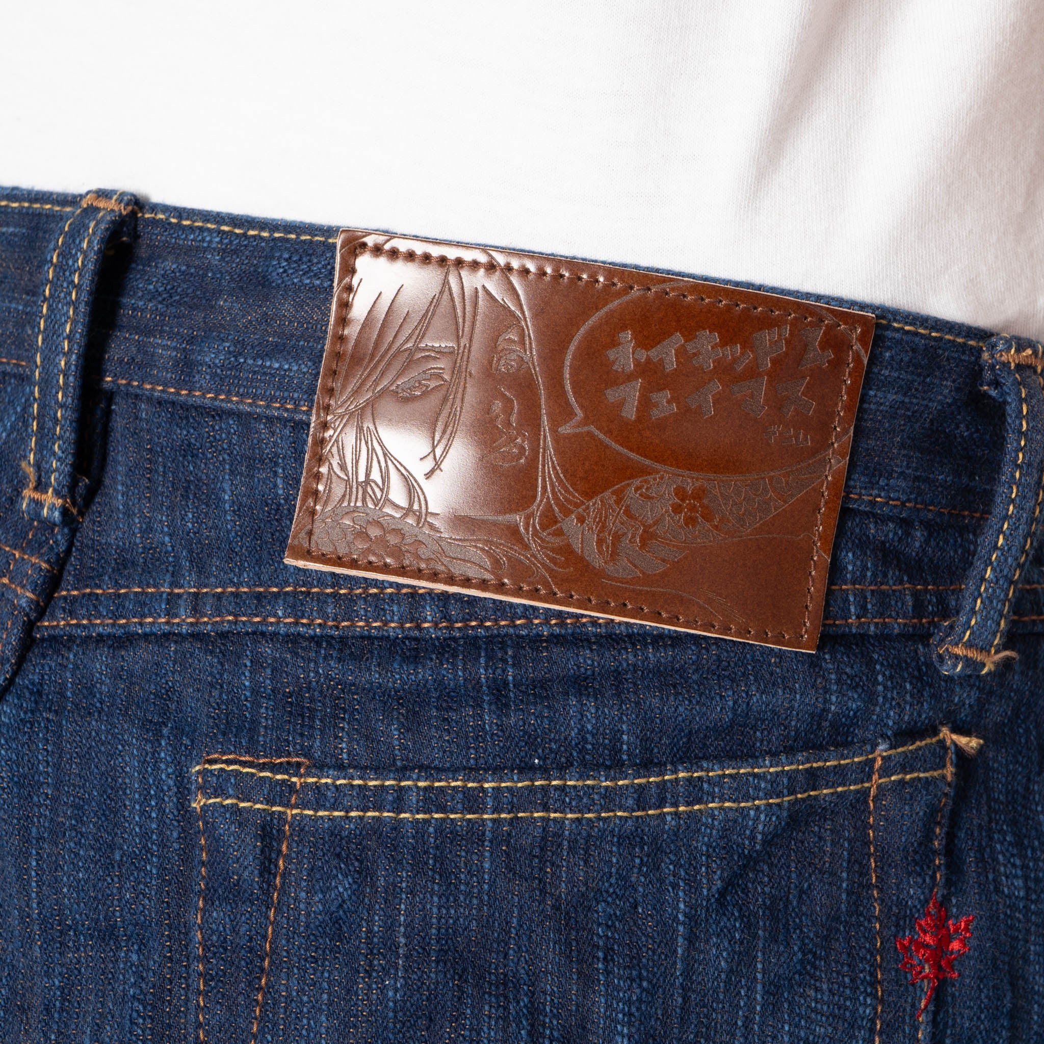 Weird Guy - MIJ15 - Hand Dyed Natural Indigo Kakishibu Intangible Cultural Treasure Selvedge Denim