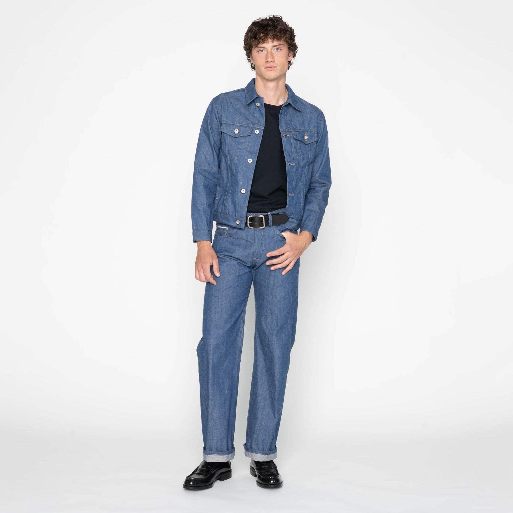 Strong Guy - The Cat’s Pyjamas Selvedge - Blue by Naked & Famous Denim