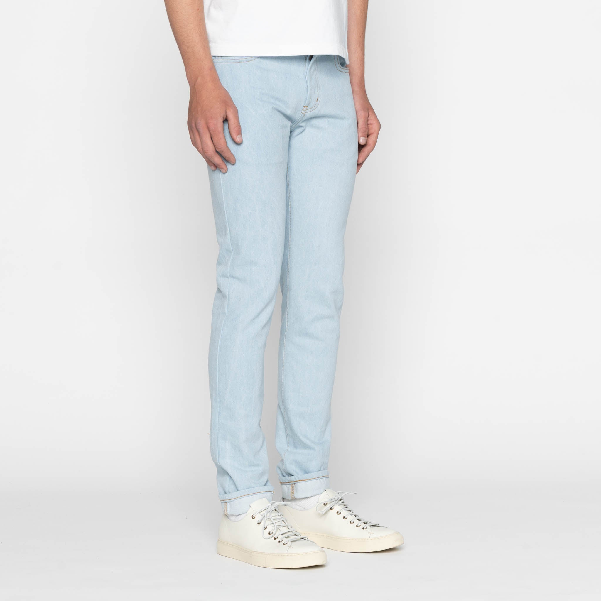 Super Guy - Secret Agent - Bleach Blue by Naked & Famous Denim
