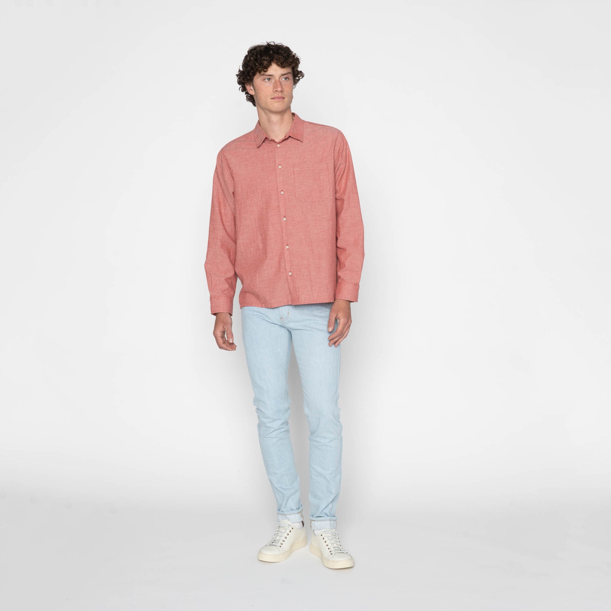 Super Guy - Secret Agent - Bleach Blue by Naked & Famous Denim