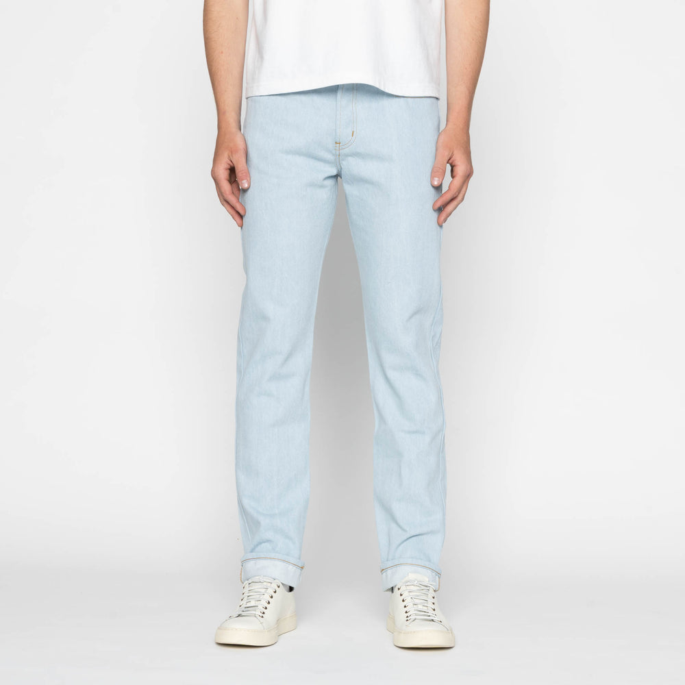 Weird Guy - Secret Agent Denim - Bleach Blue by Naked & Famous Denim