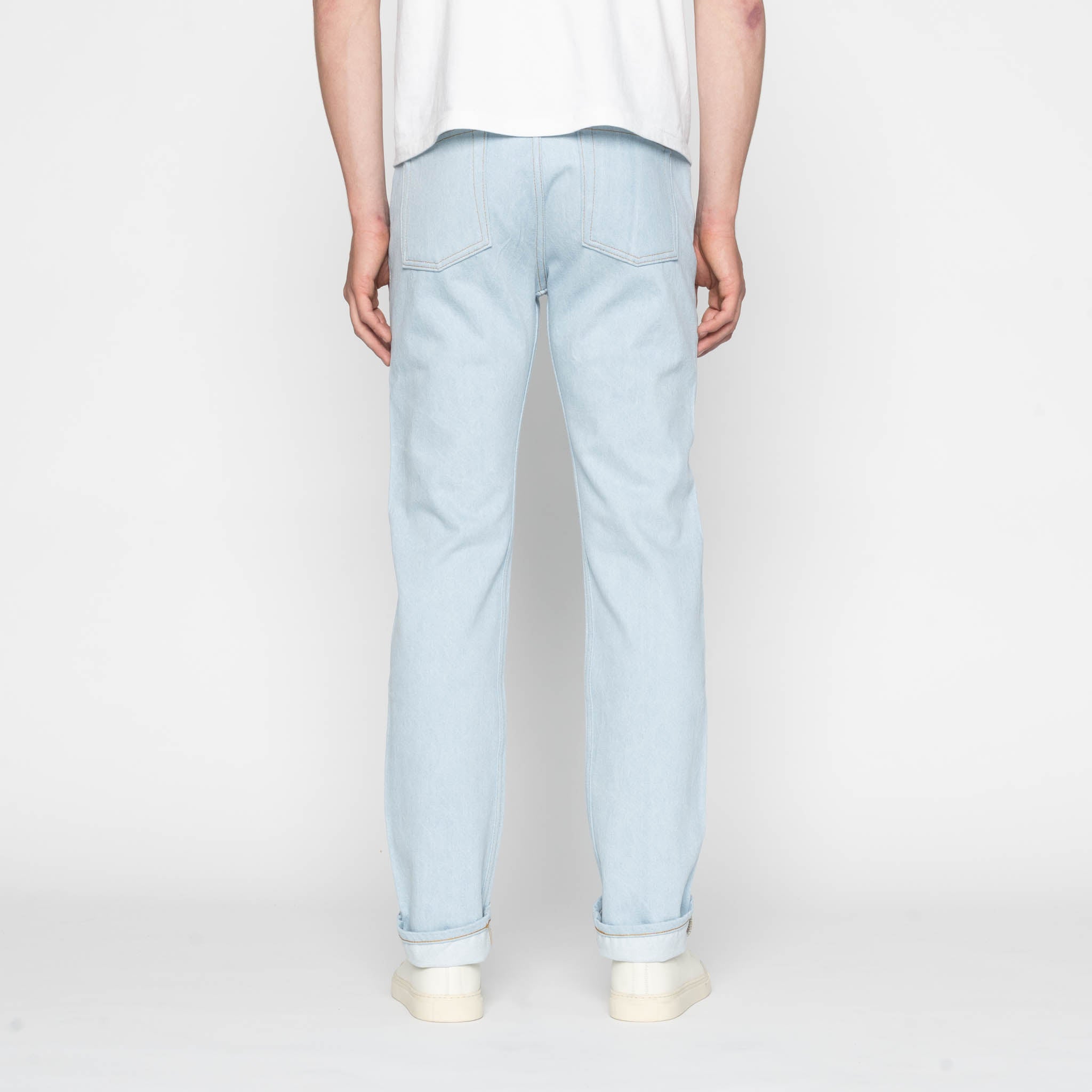 Weird Guy - Secret Agent - Bleach Blue by Naked & Famous Denim