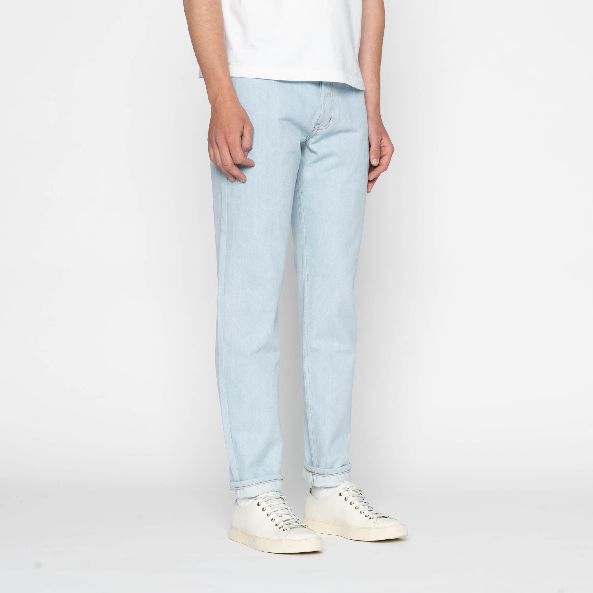 Easy Guy - Secret Agent - Bleach Blue by Naked & Famous Denim