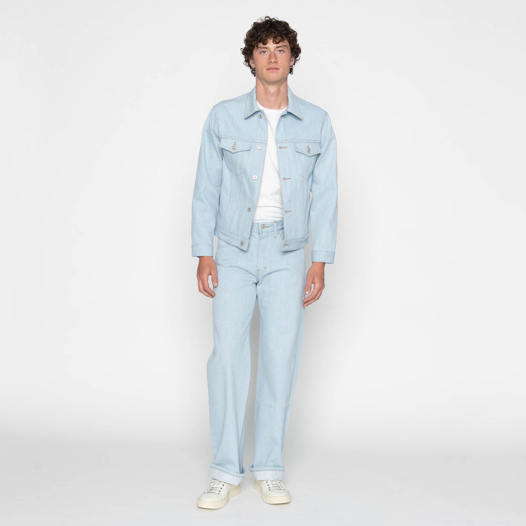 Strong Guy - Secret Agent Denim - Bleach Blue