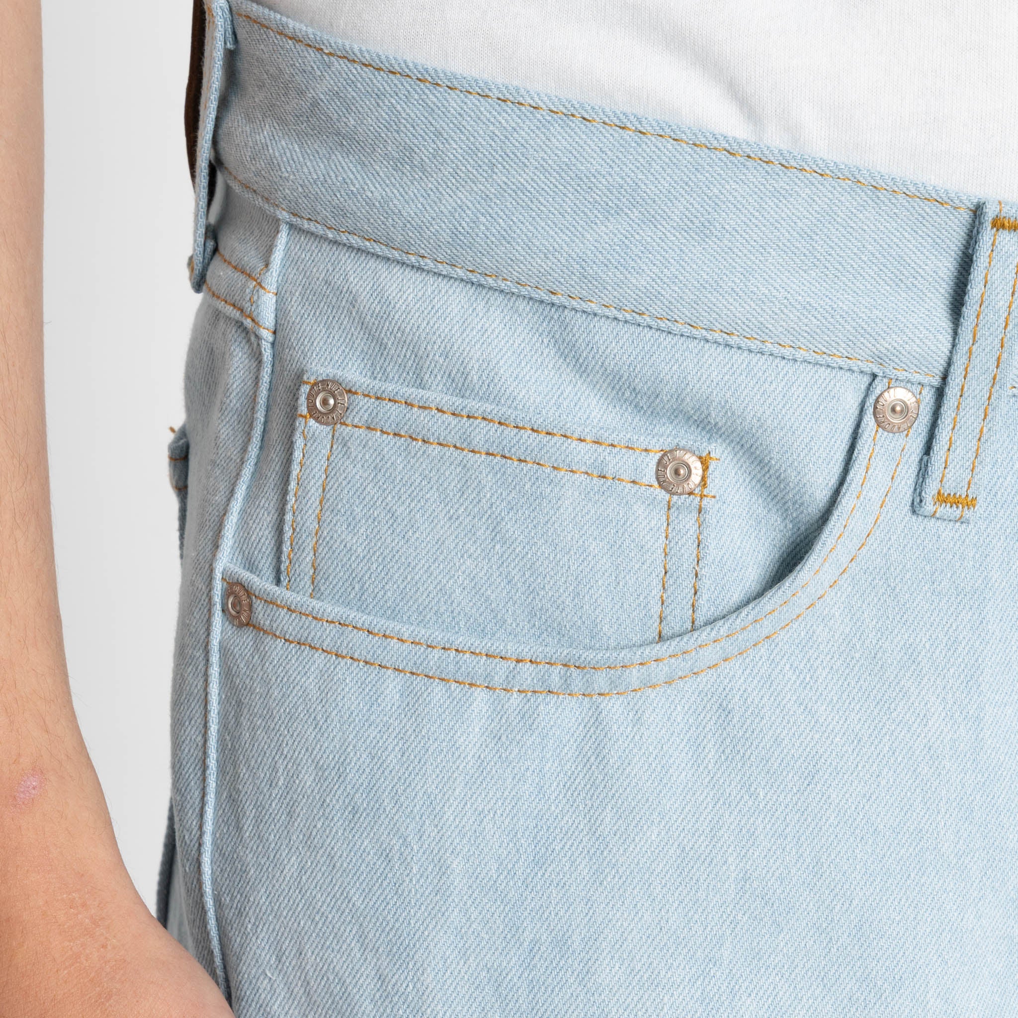 True Guy - Secret Agent - Bleach Blue by Naked & Famous Denim