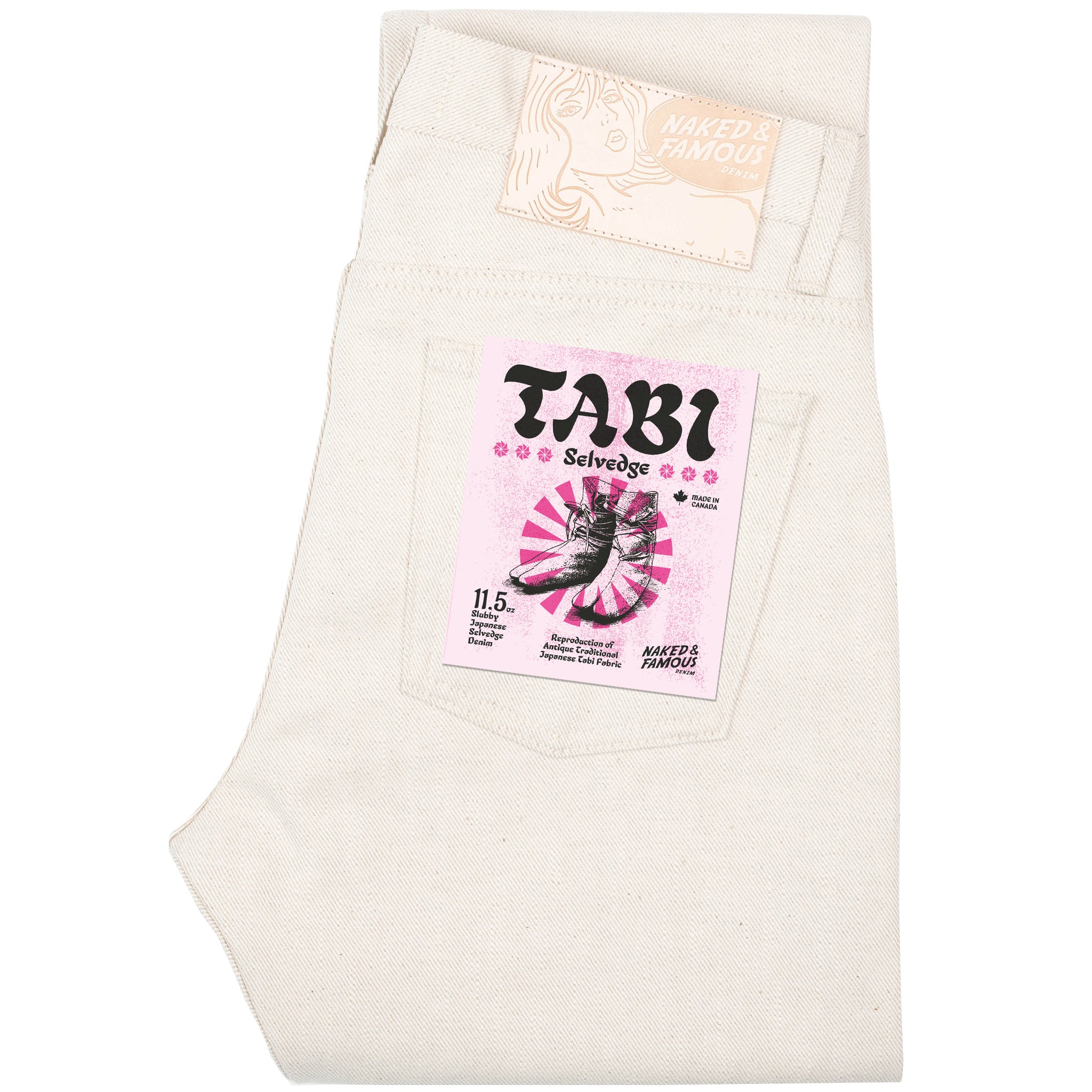 Weird Guy - Tabi Selvedge - Off White