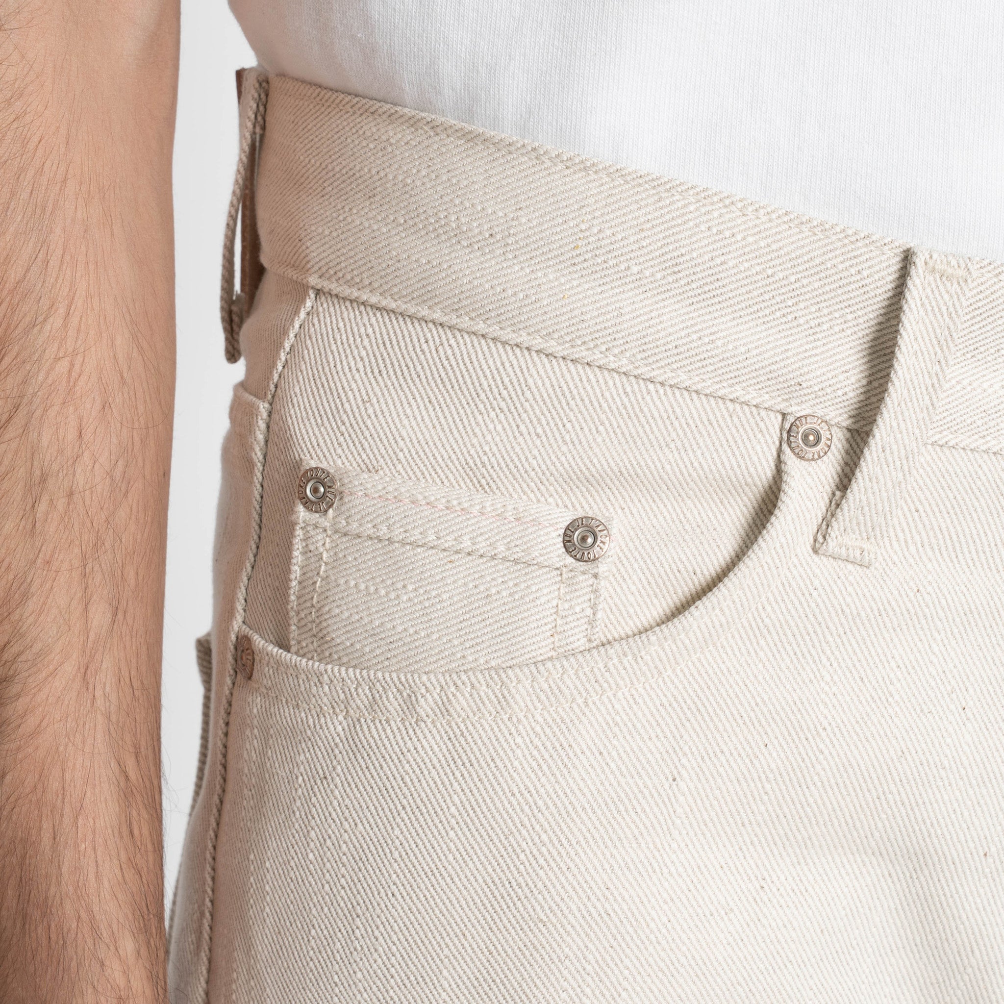 Strong Guy - Tabi Selvedge - Off White by Naked & Famous Denim