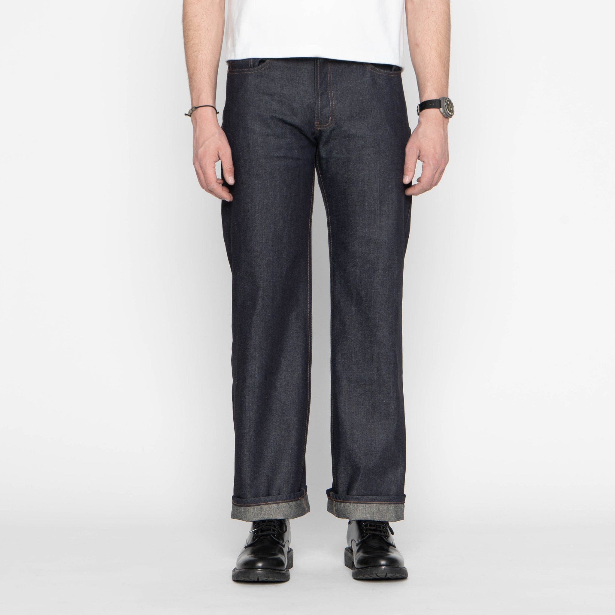 Strong  Guy -  Hemp Blend  Selvedge - Indigo