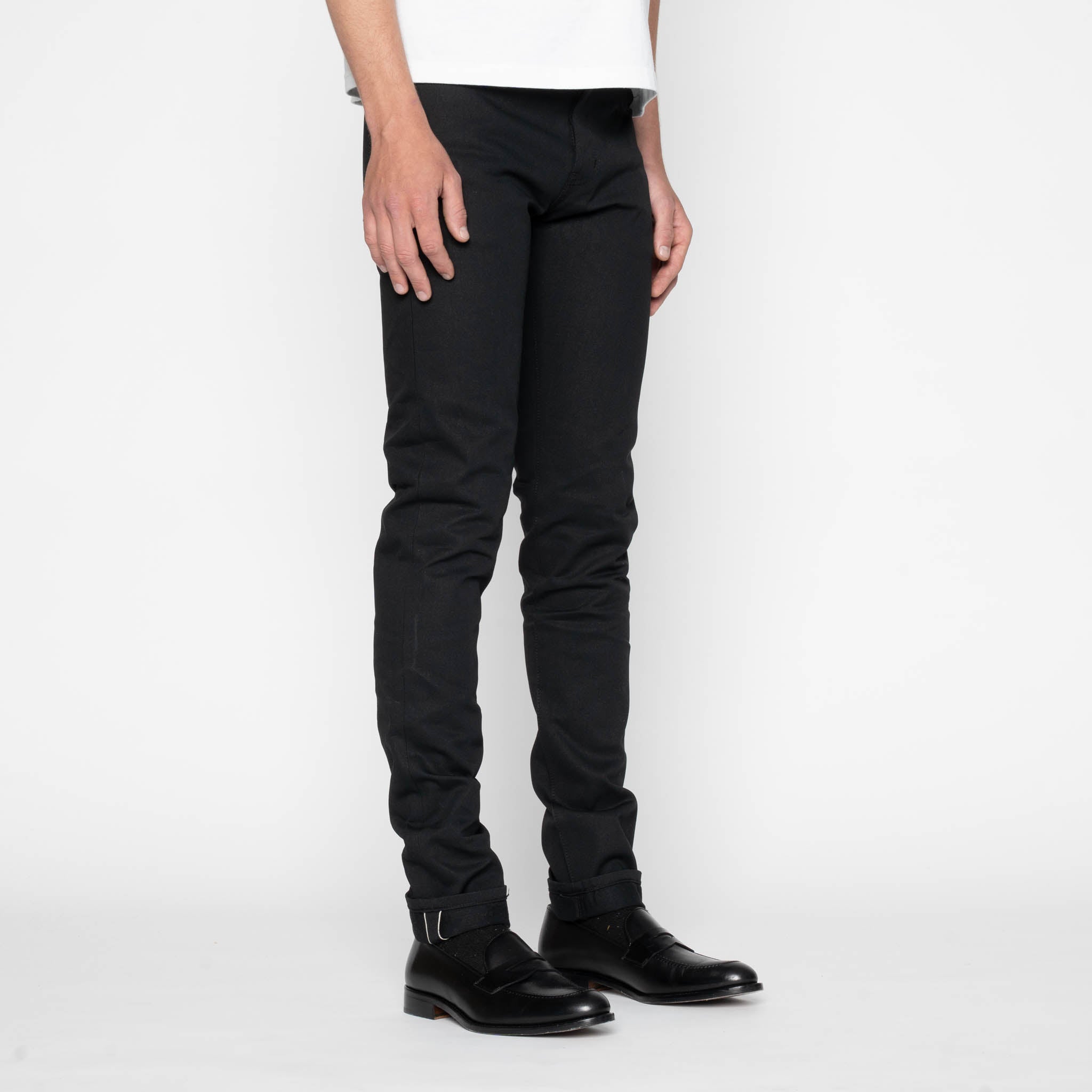 Super Guy - Selvedge Slacks Black by Naked & Famous Denim