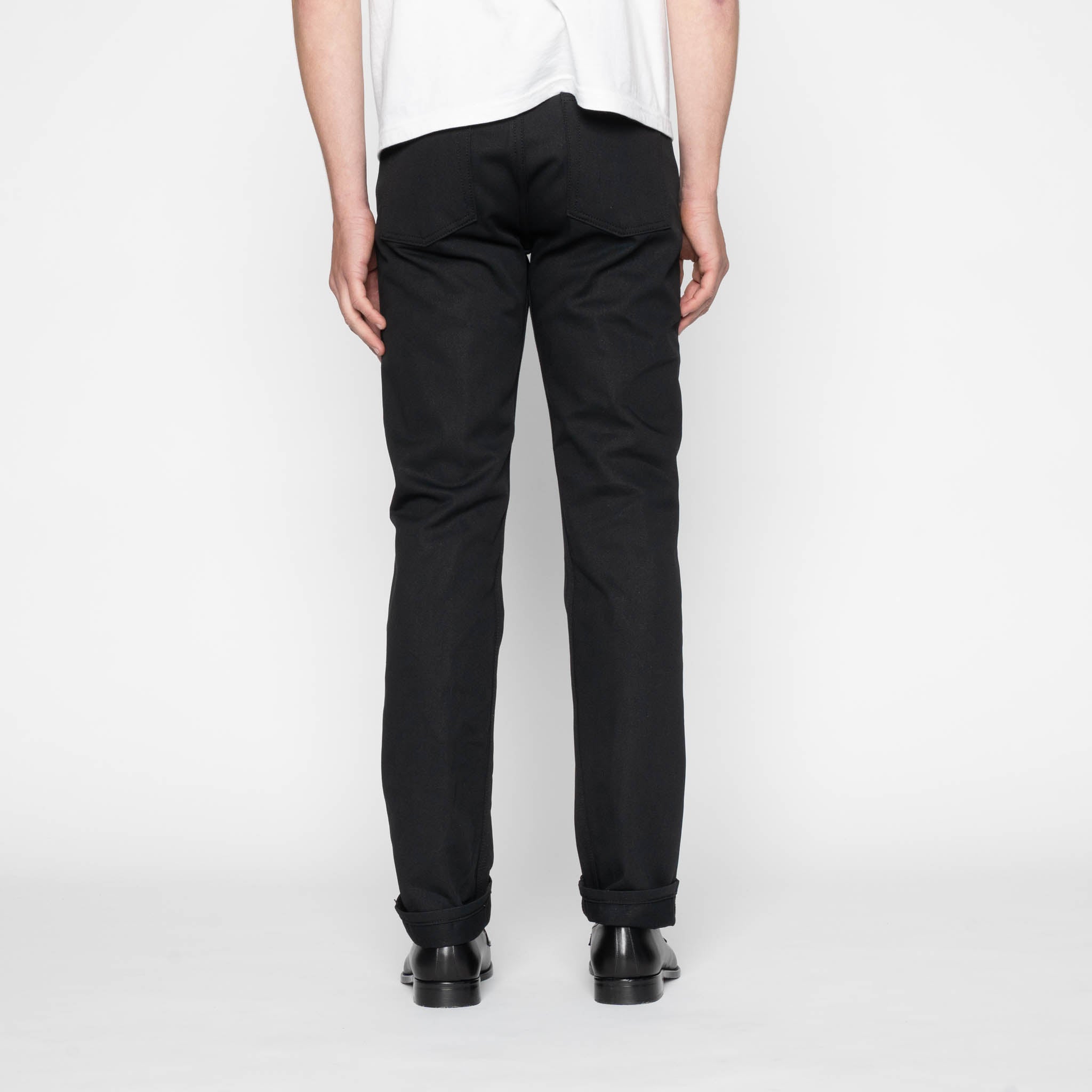 Weird Guy - Selvedge Slacks Black by Naked & Famous Denim
