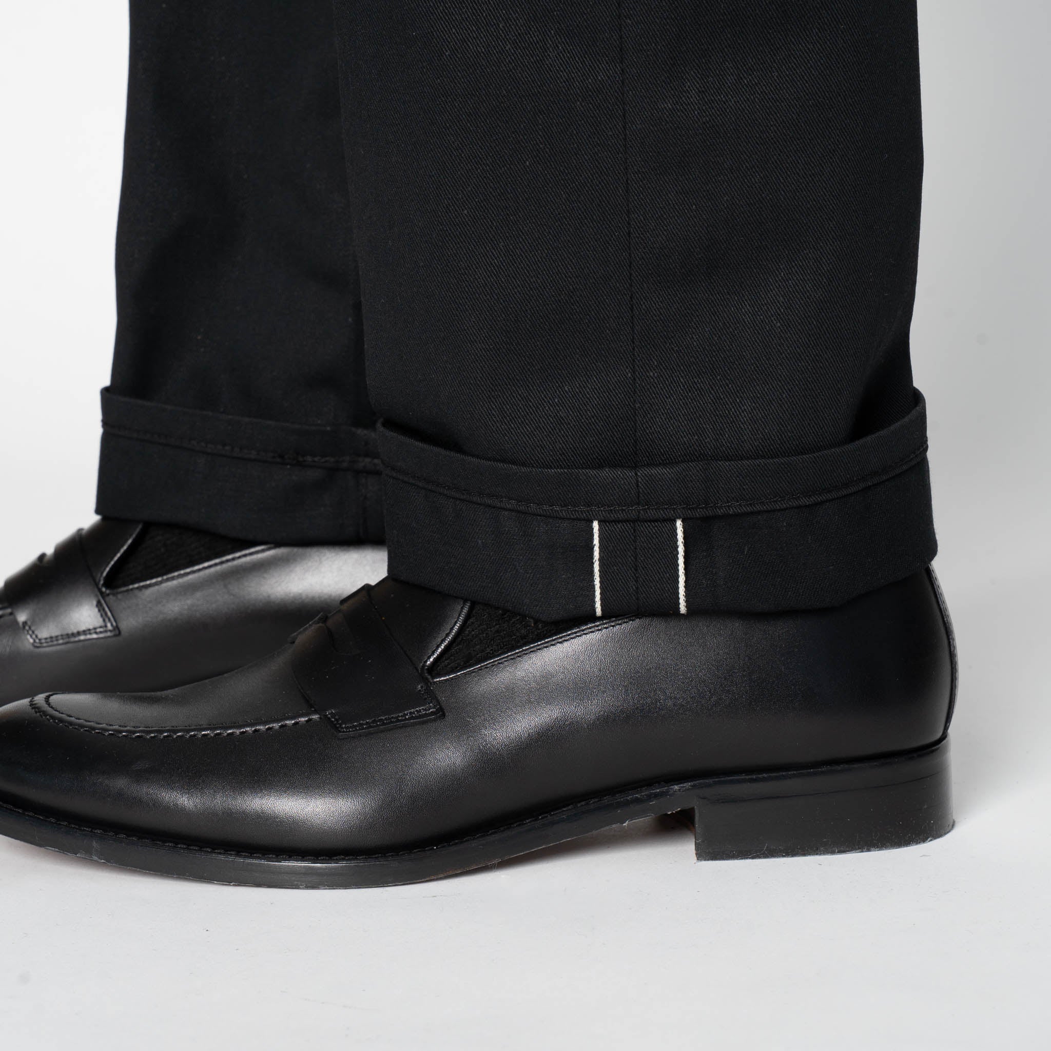 True Guy - Selvedge Slacks Black by Naked & Famous Denim