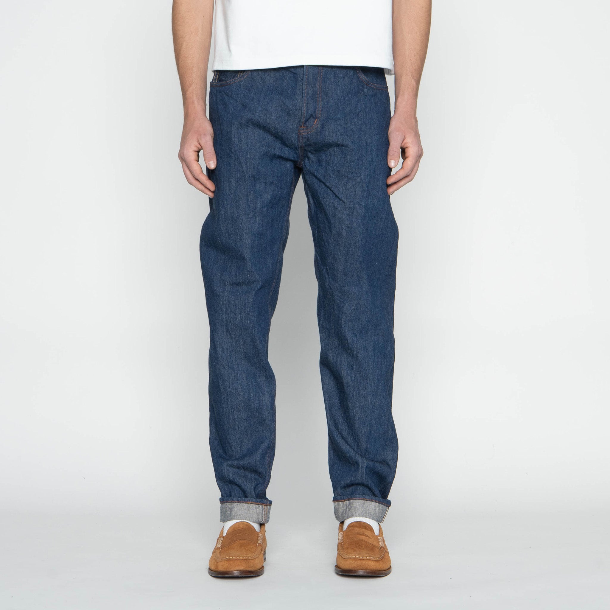 Easy Guy - Brown Fox Selvedge - Brown | Naked & Famous Denim