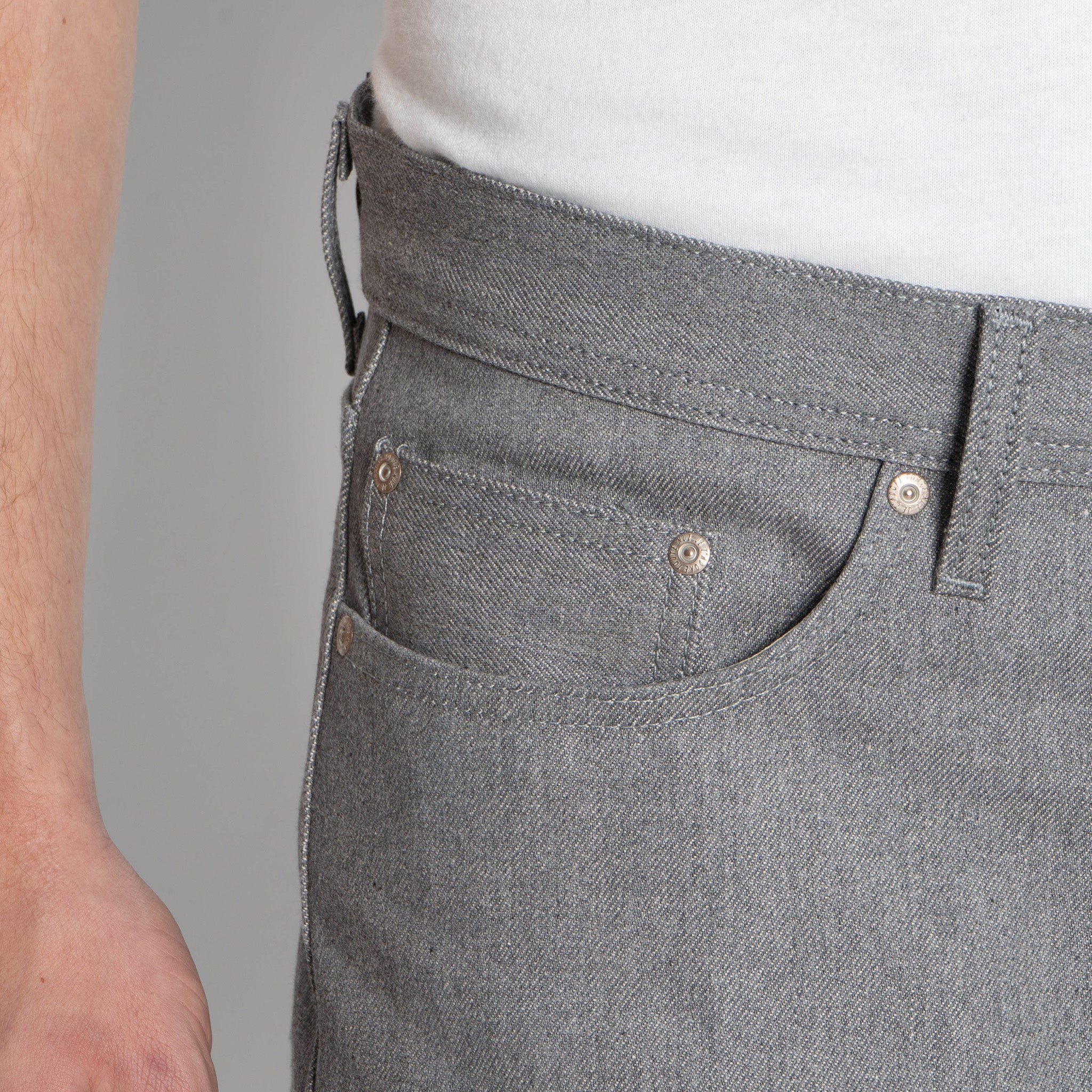 Weird Guy - Heather Grey Selvedge | Naked & Famous Denim