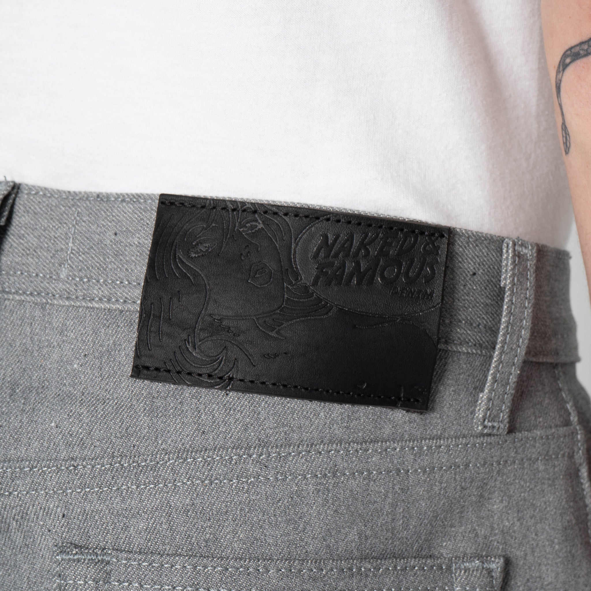 Weird Guy - Heather Grey Selvedge | Naked & Famous Denim
