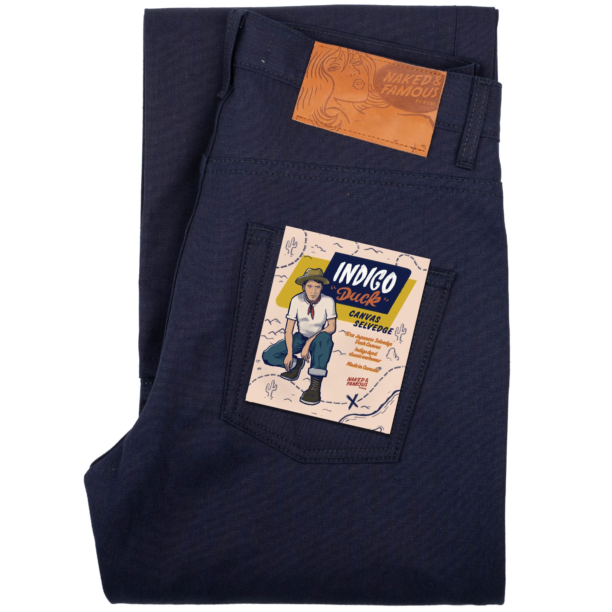 Strong Guy - Indigo Duck Canvas Selvedge | Naked & Famous Denim