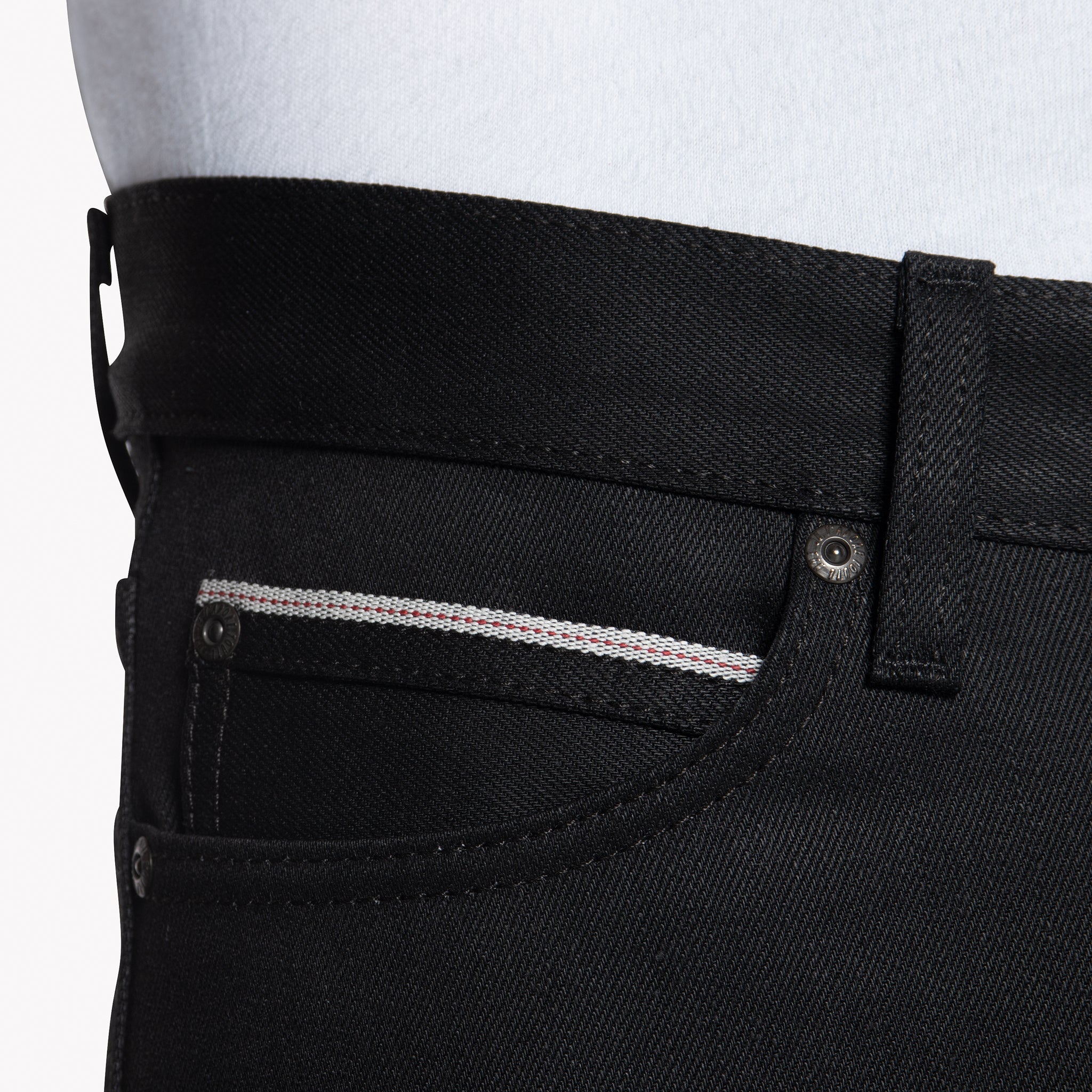 Stacked Guy - Black Cobra Stretch Selvedge by Naked & Famous Denim