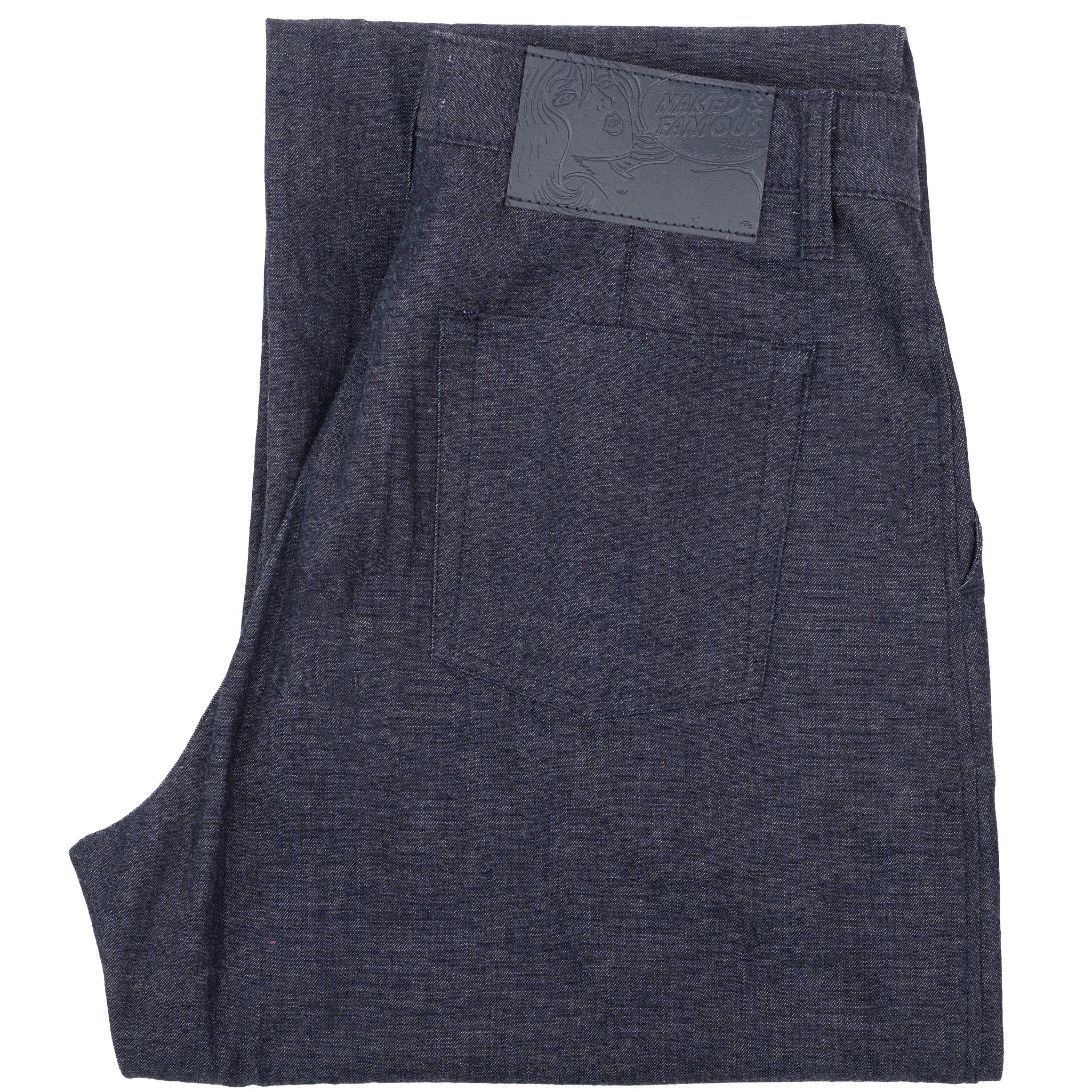Pleated Trouser - 10oz Rinsed Denim - Indigo