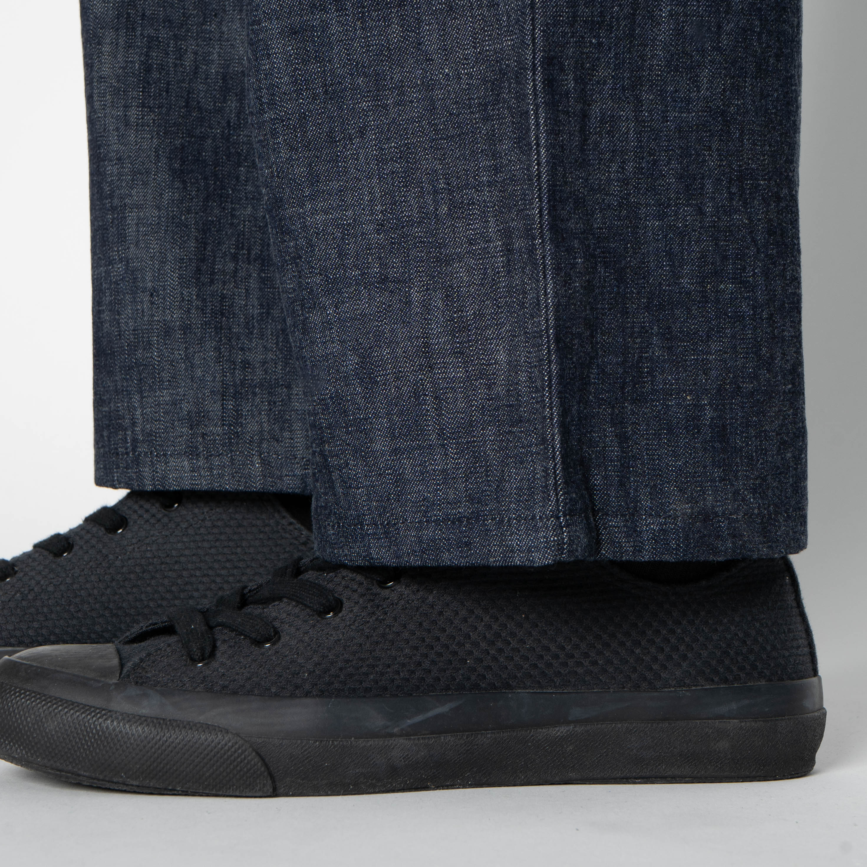 Pleated Trouser - 10oz Rinsed Denim - Indigo