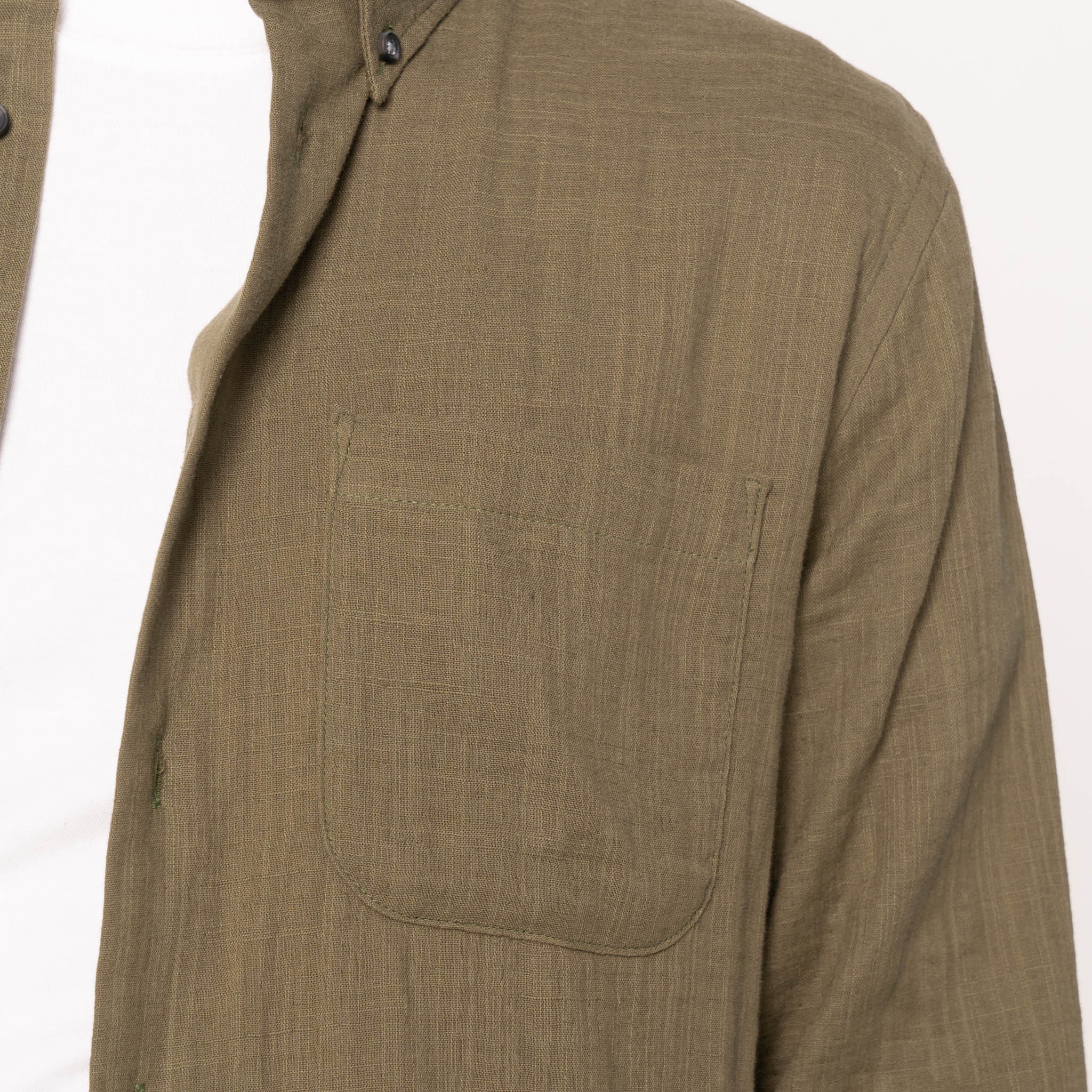 Easy Shirt - Double Weave Slub Gauze - Juniper
