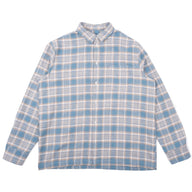 True Shirt - Soft Brushed Faded Flannel - Faded Blue by Naked & Famous Denim