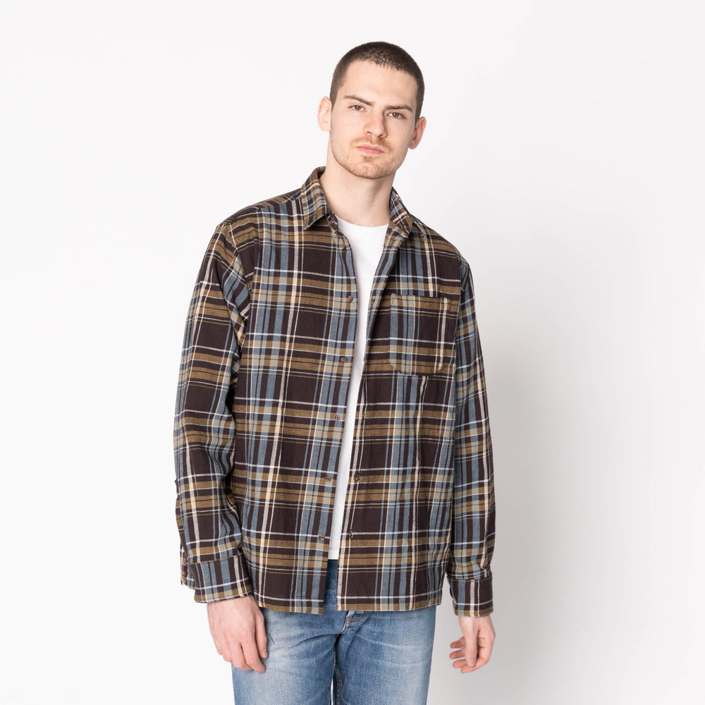 True Shirt - Slub Yarn Flannel - Navy by Naked & Famous Denim