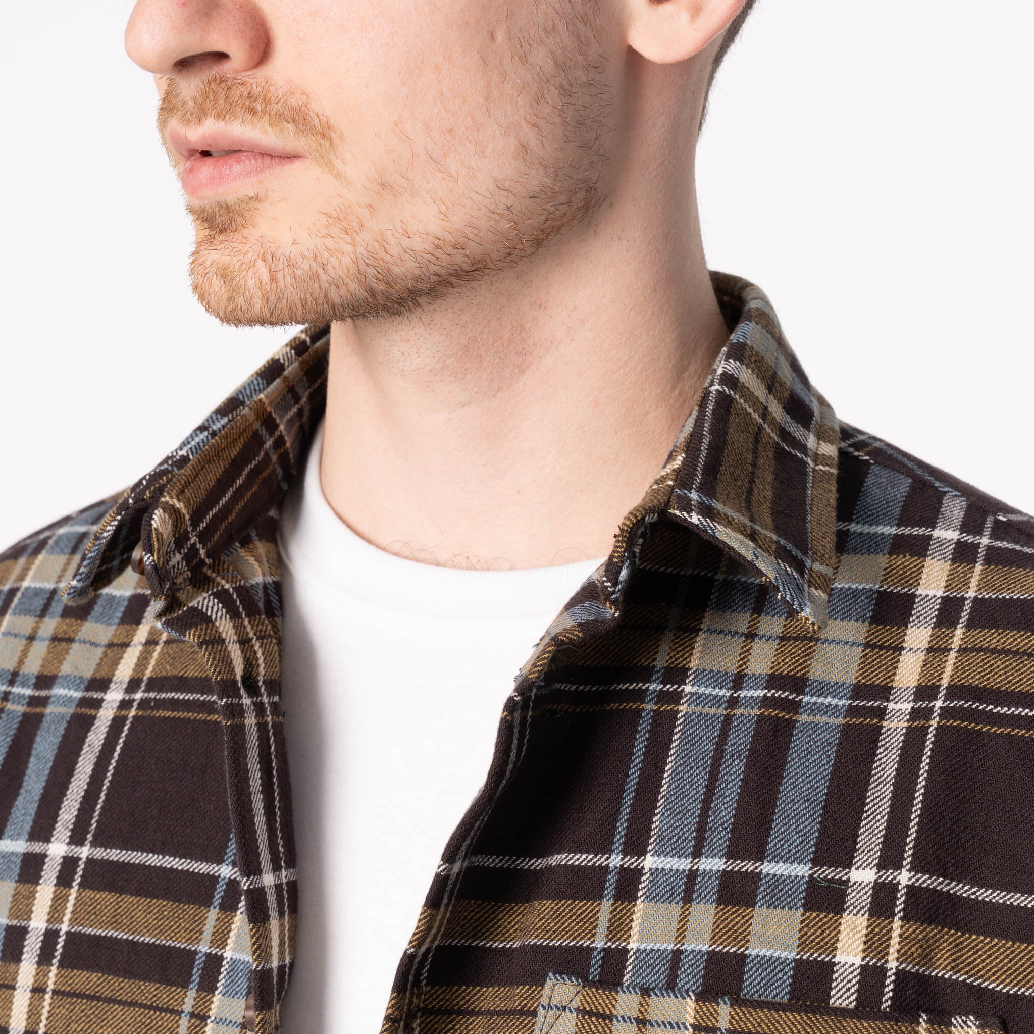 True Shirt - Slub Yarn Flannel - Navy
