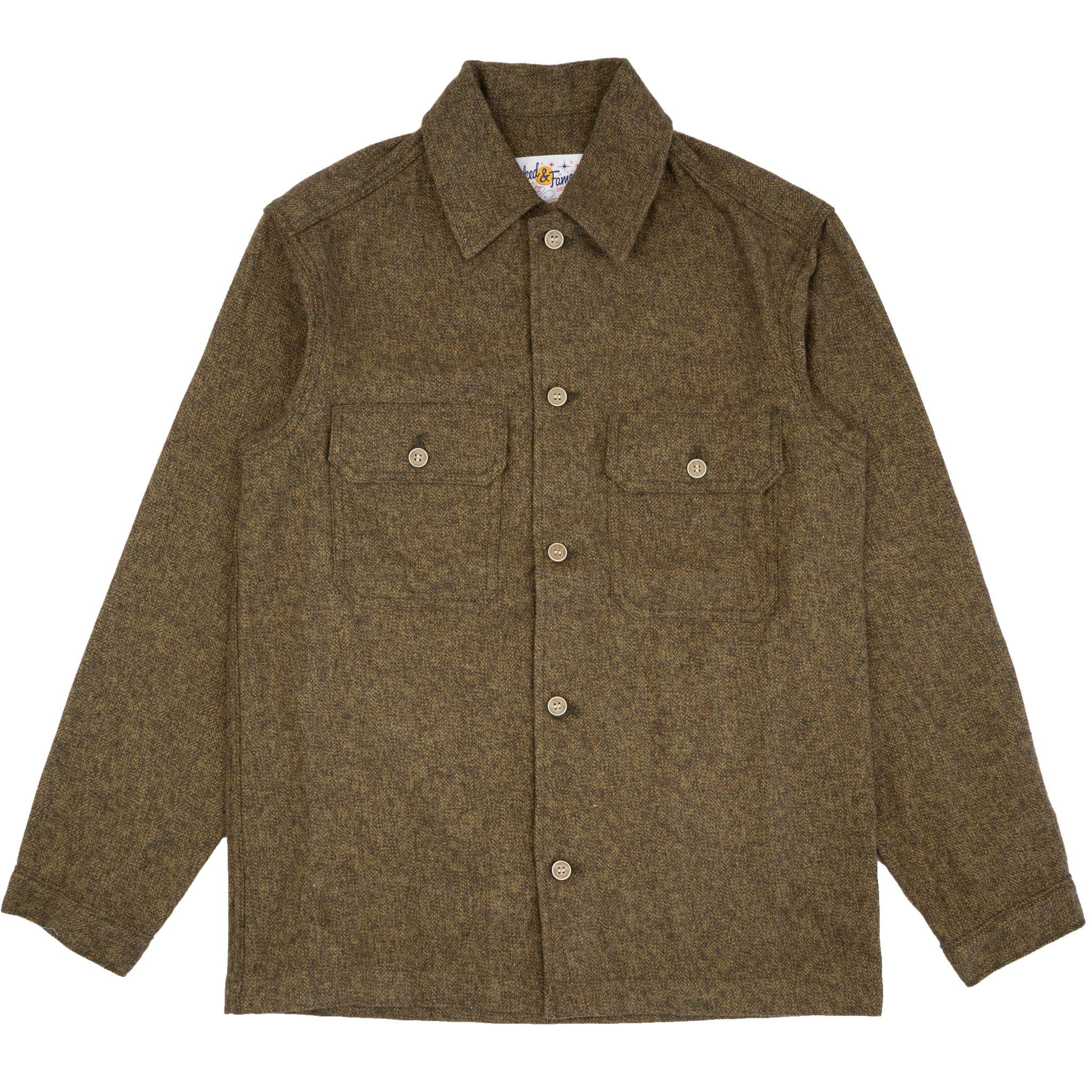 Work Shirt - Herringbone Triple Twist - Forest | Naked & Famous Denim