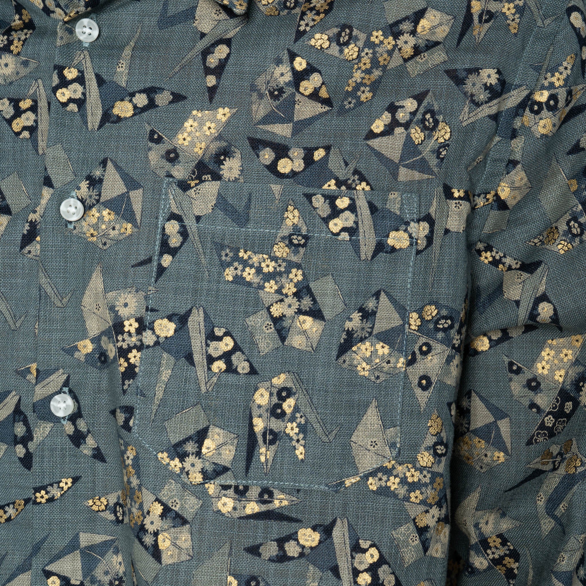 True Shirt - Origami Poplin - Blue by Naked & Famous Denim